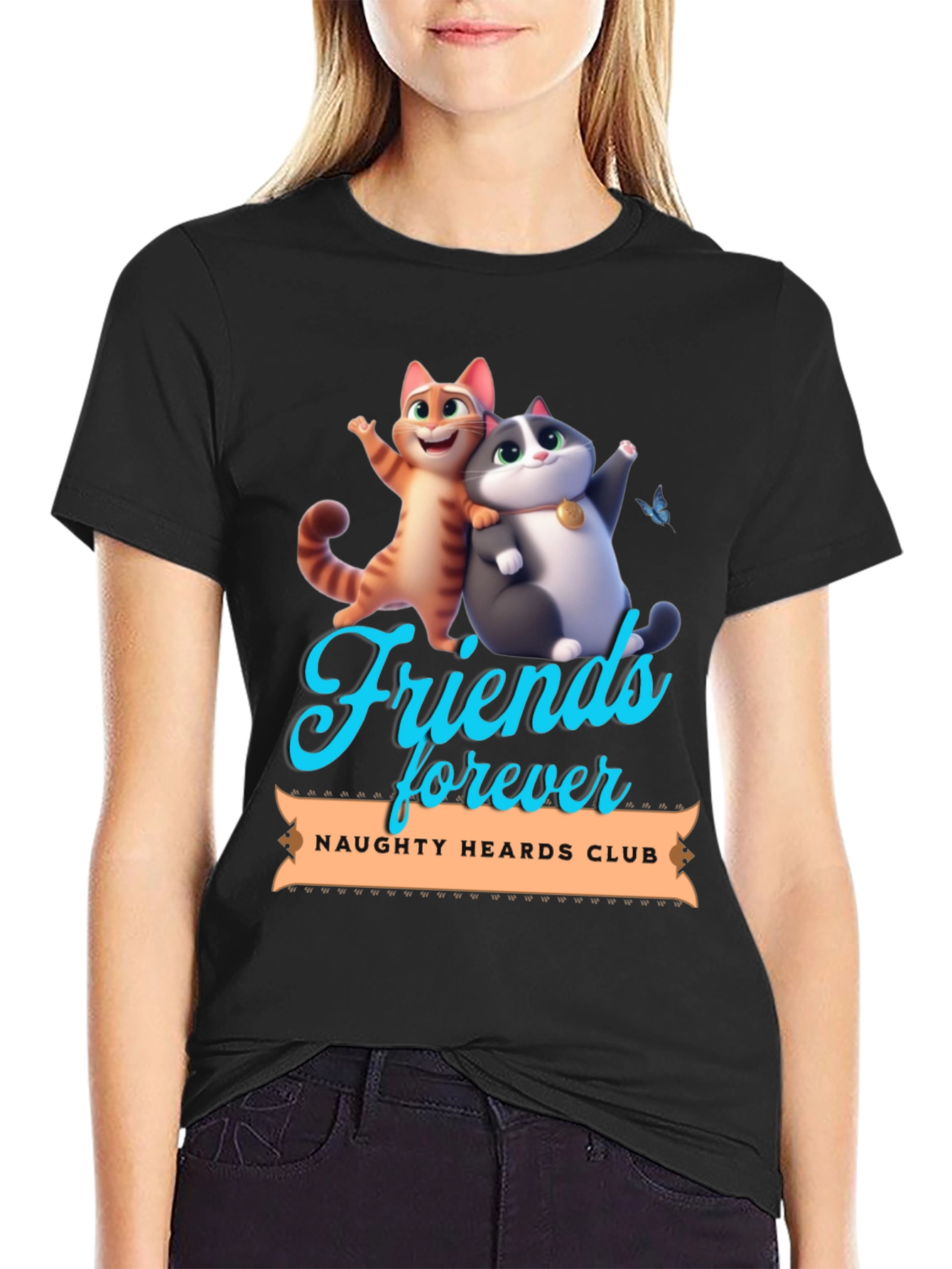 Friends Forever Naughty Hearths Club T-Shirt