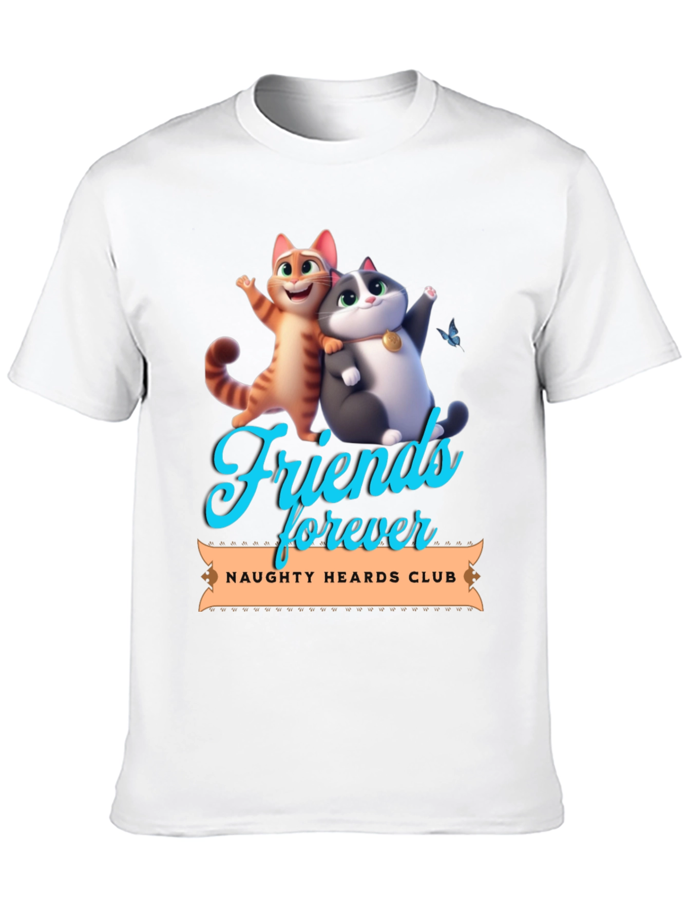 Friends Forever Naughty Hearths Club T-Shirt