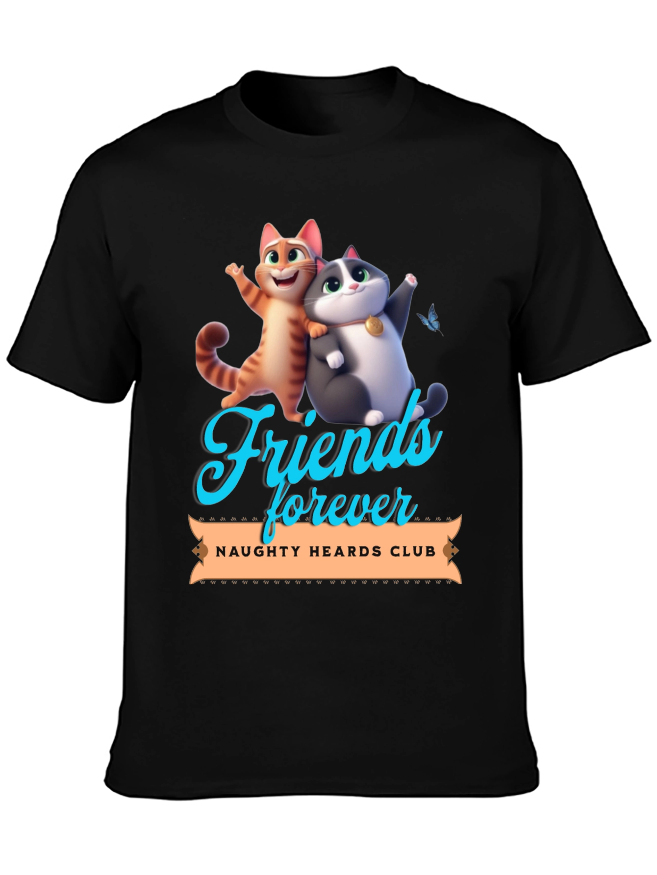 Friends Forever Naughty Hearths Club T-Shirt