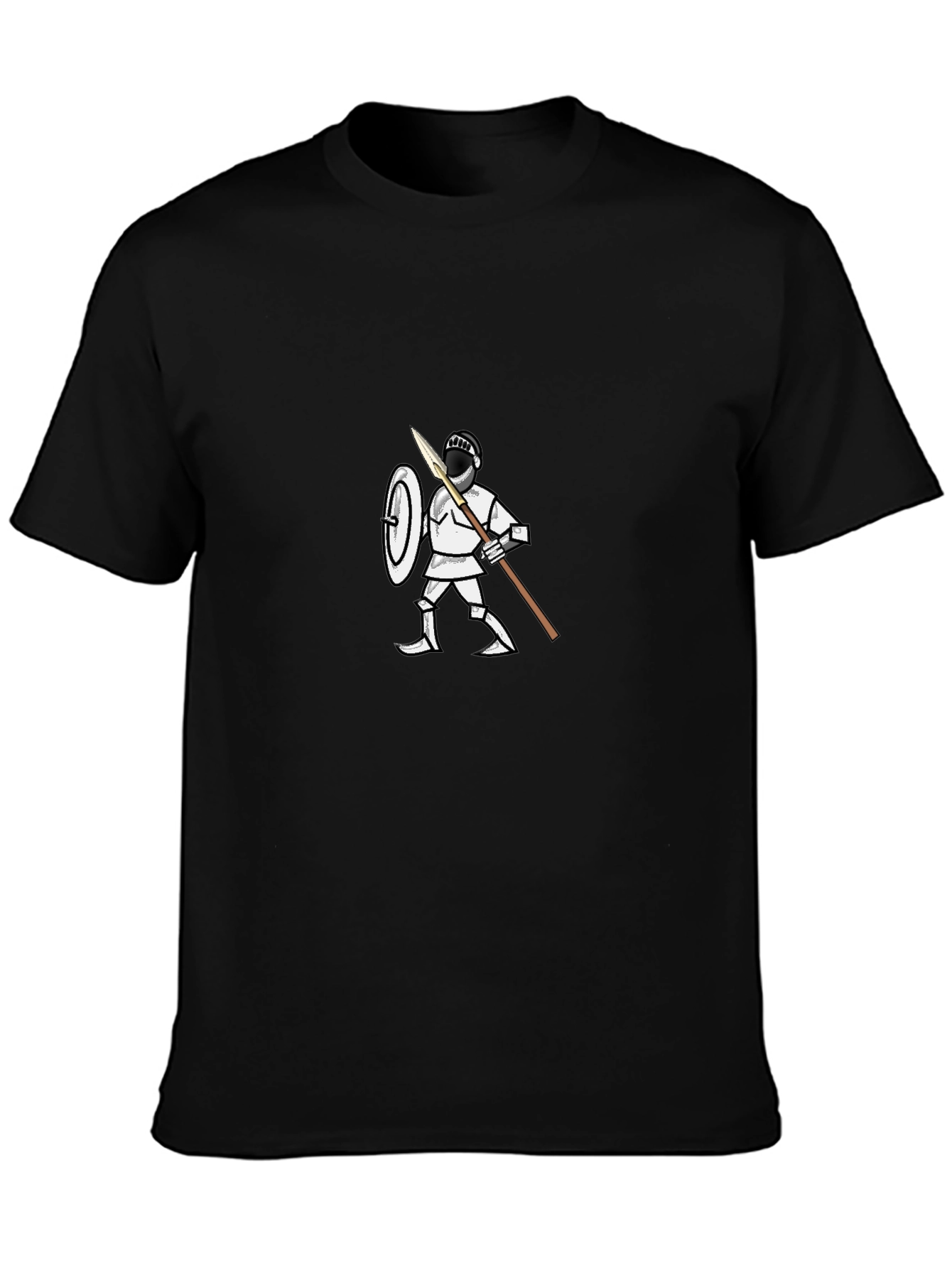 Knight Graphic Black T-Shirt