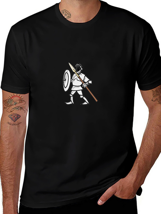 Knight Graphic Black T-Shirt
