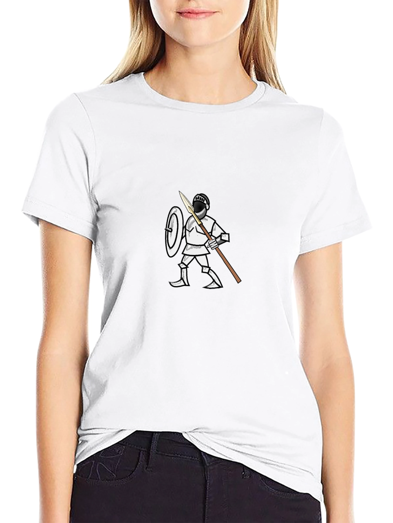 Knight Graphic Black T-Shirt