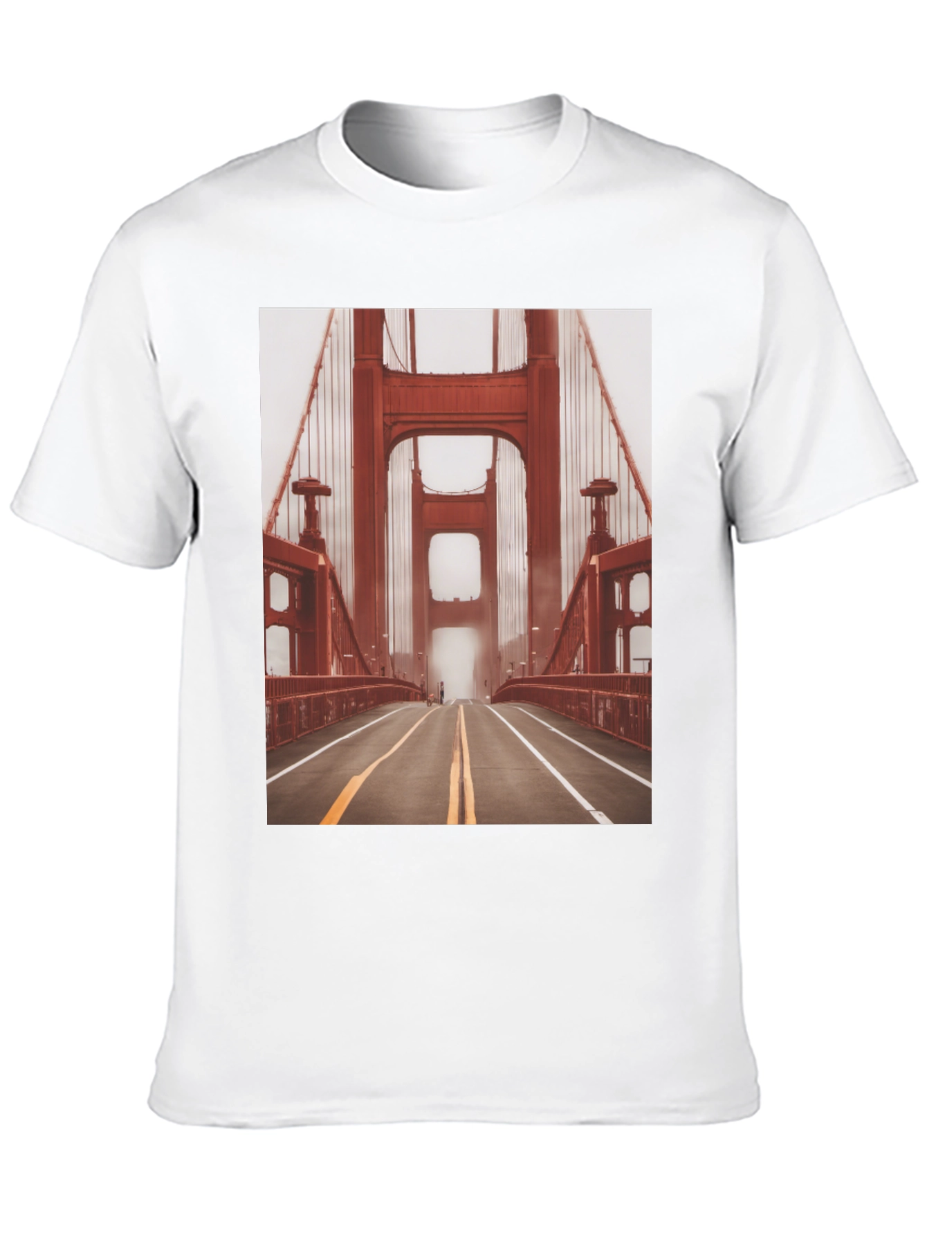 Golden Gate Bridge Graphic Tee - Black