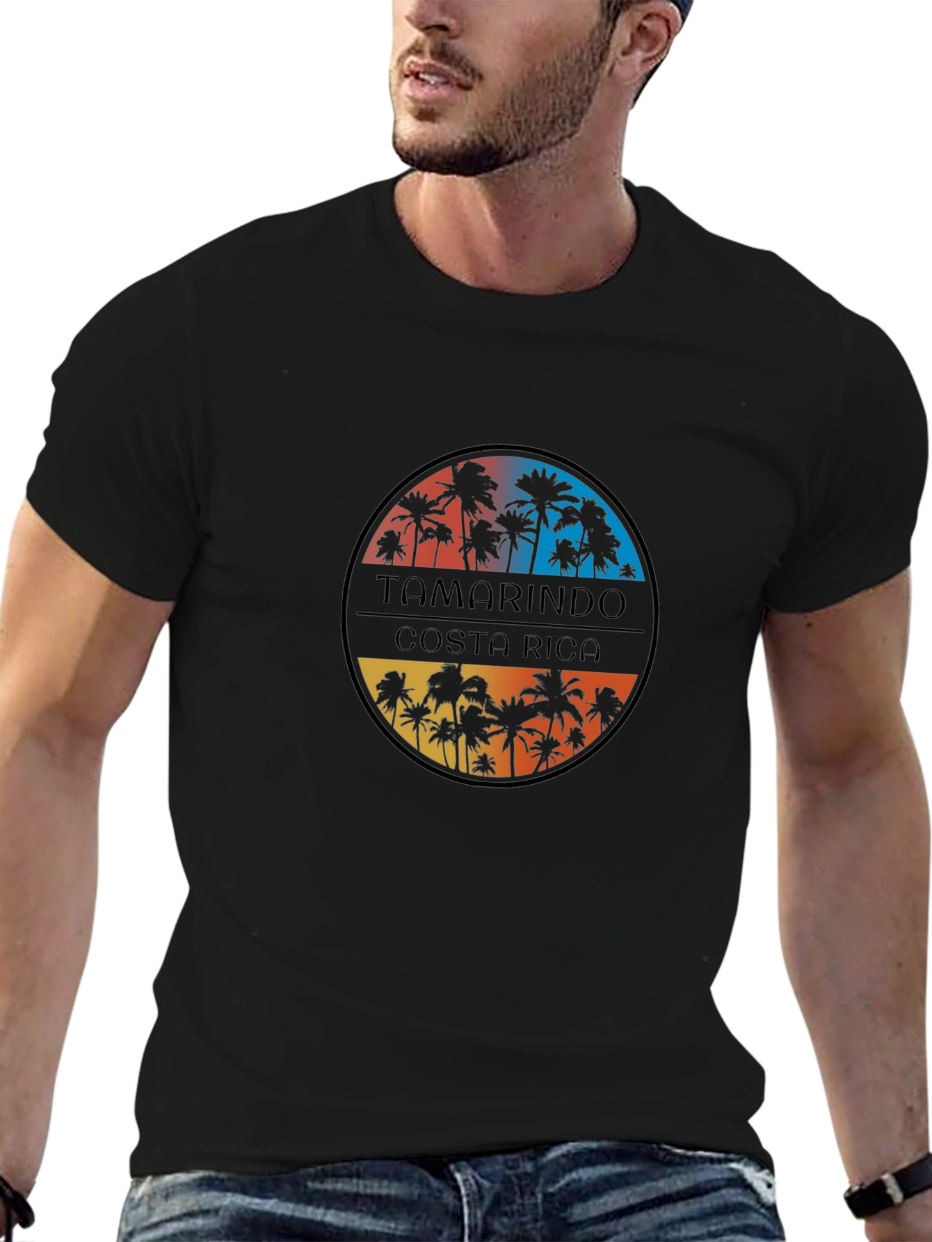 Tamarindo Costa Rica Palm Tree T-Shirt