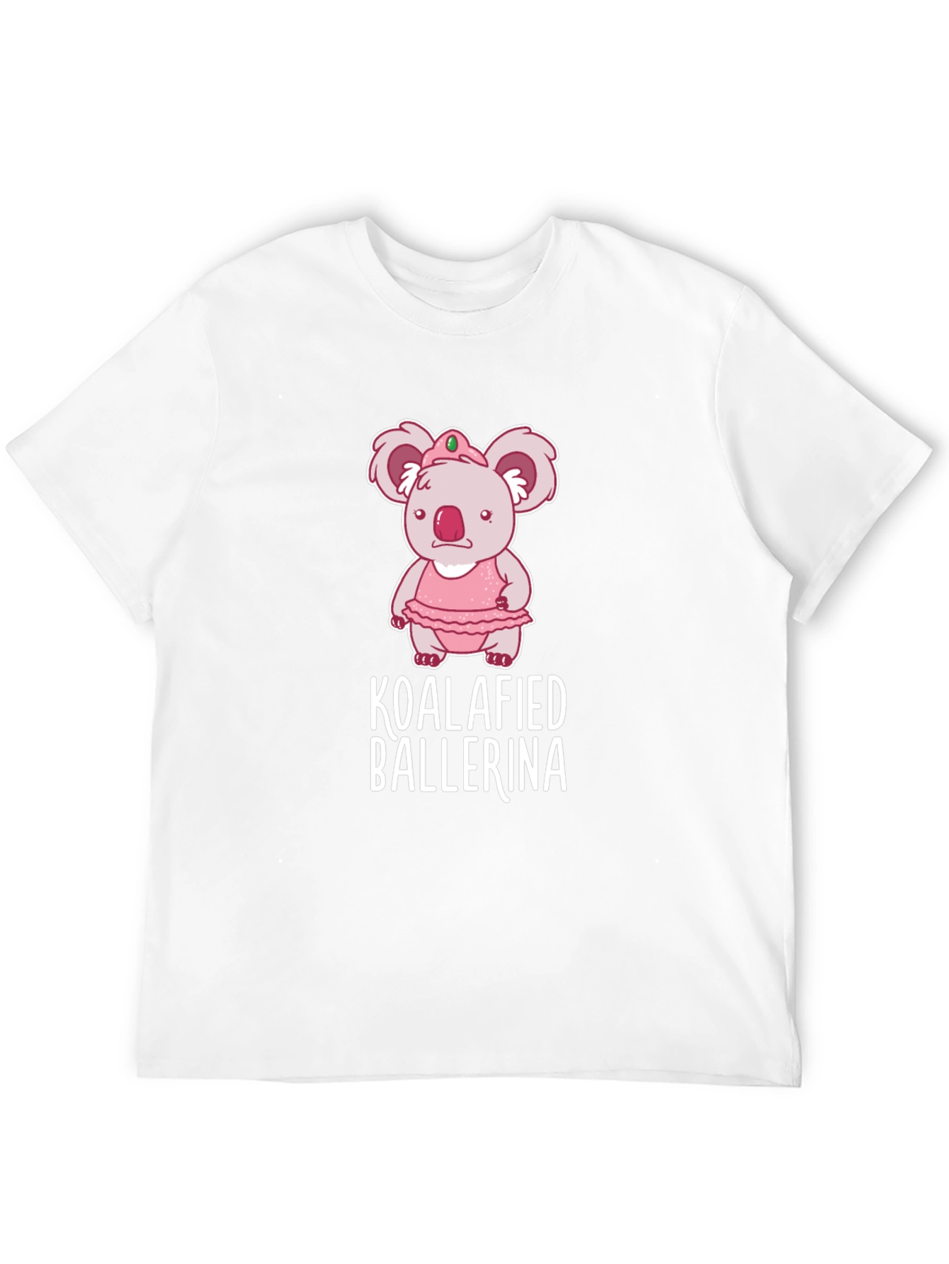 Koalafied Ballerina T-Shirt - Cute Koala Bear in Tutu