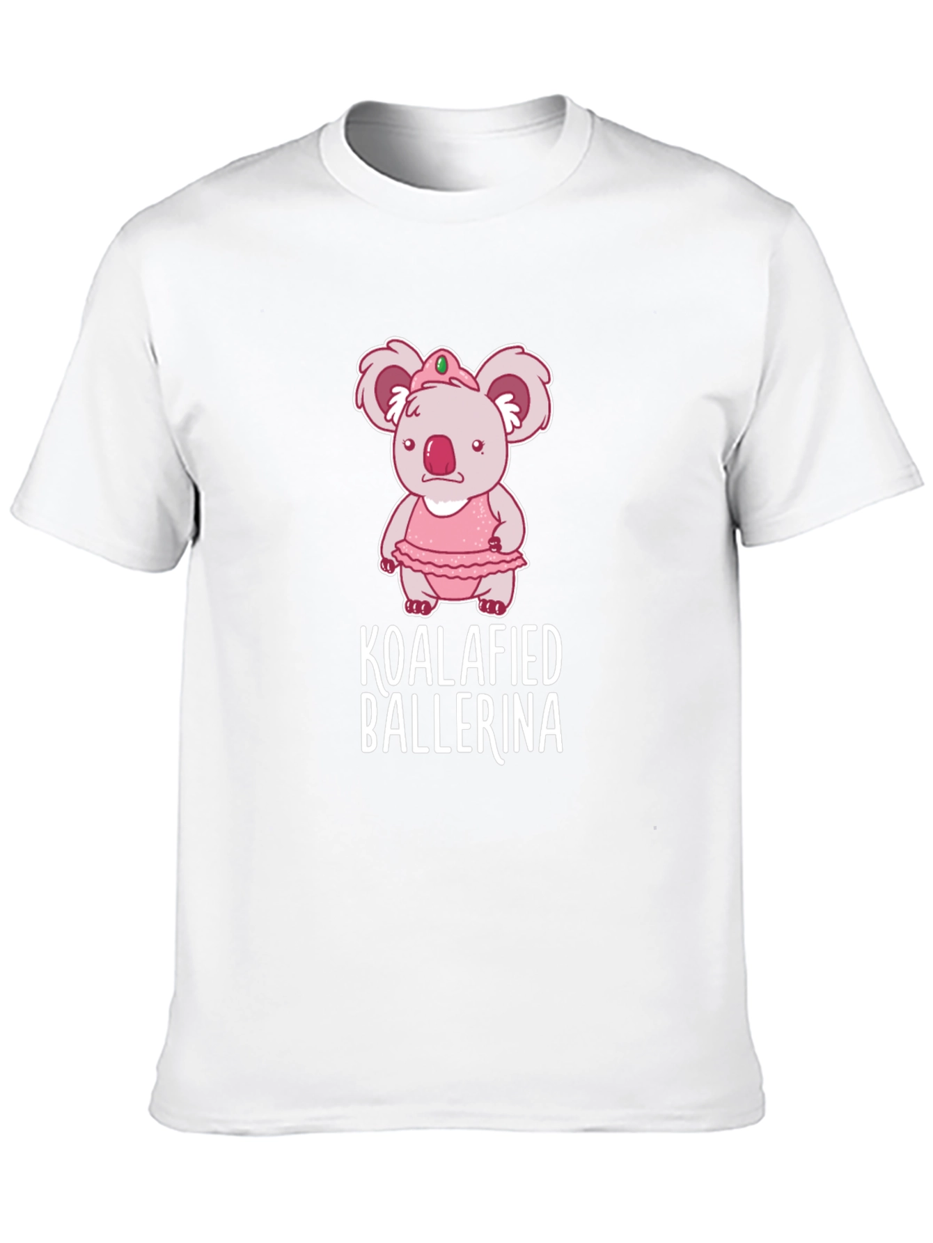 Koalafied Ballerina T-Shirt - Cute Koala Bear in Tutu