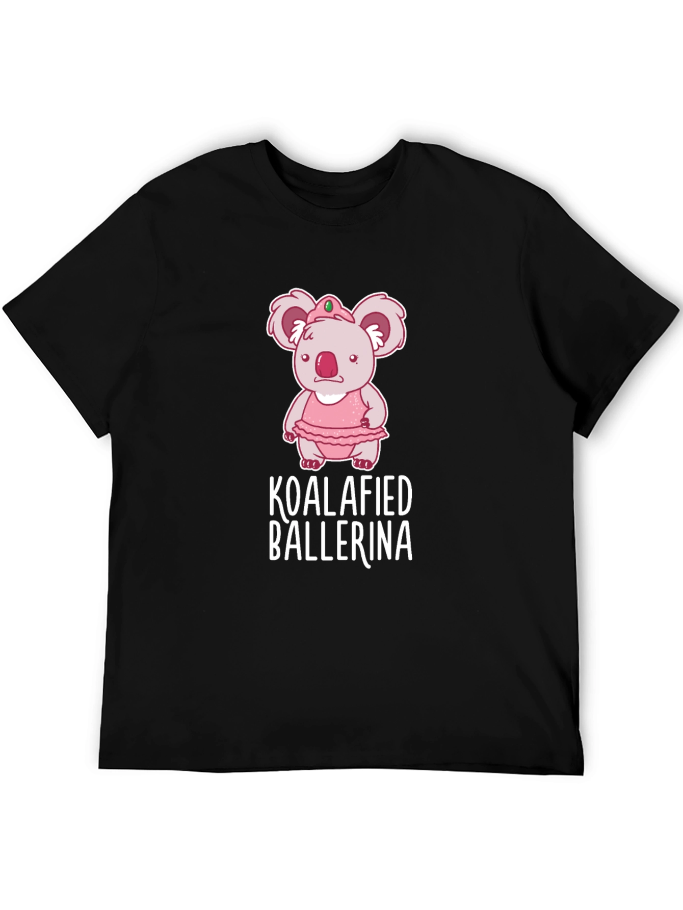 Koalafied Ballerina T-Shirt - Cute Koala Bear in Tutu