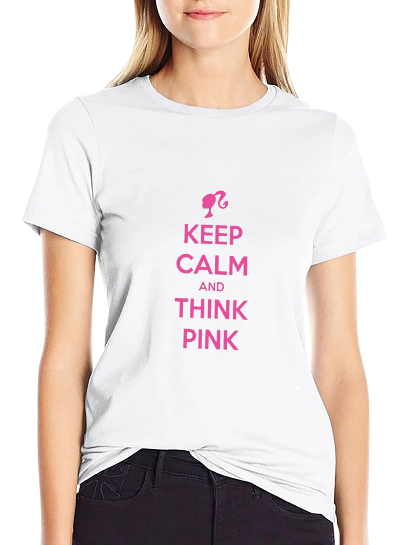 Keep Calm and Think Pink T-Shirt