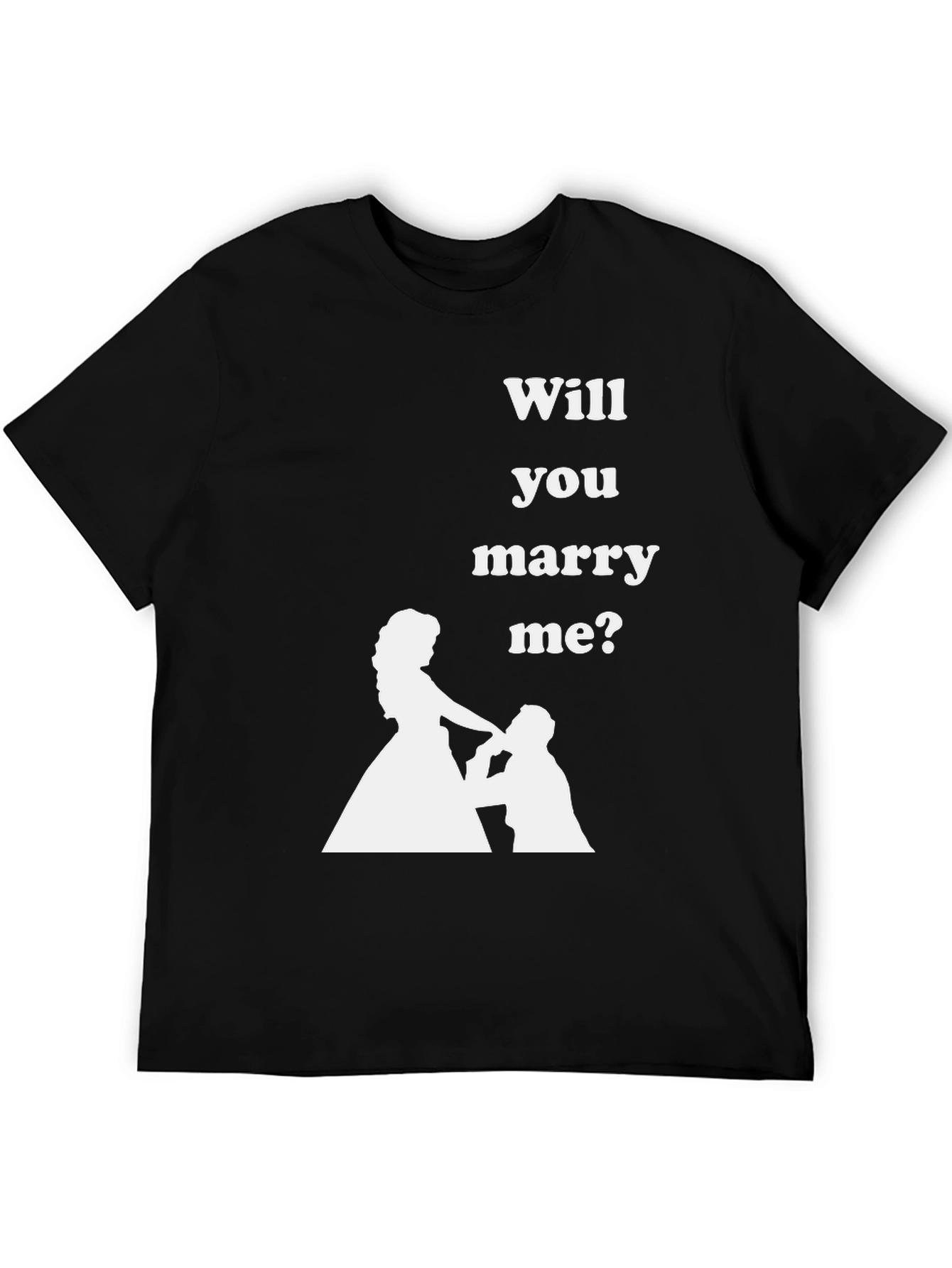 Marry Me Graphic Tee - Proposal T-Shirt