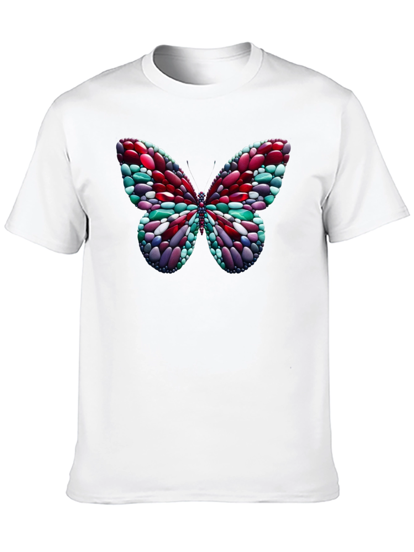 Abstract Butterfly Graphic T-Shirt