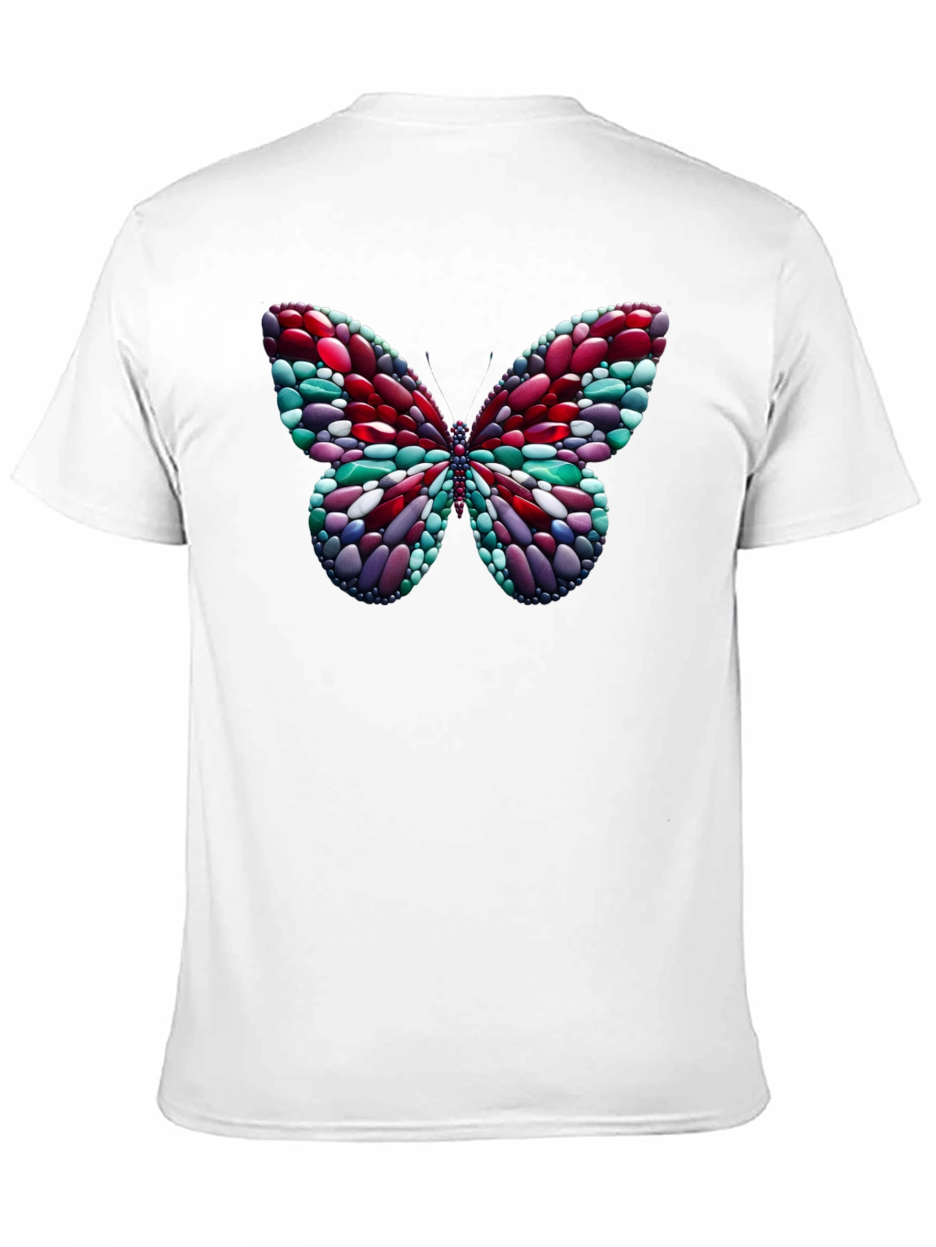 Abstract Butterfly Graphic T-Shirt