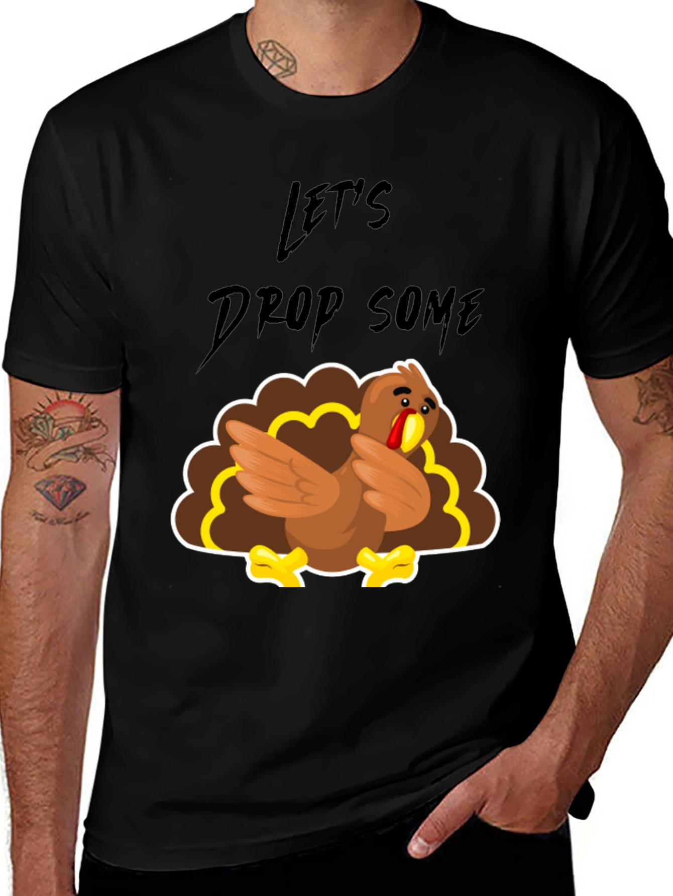 Funny Thanksgiving Turkey Drop T-Shirt