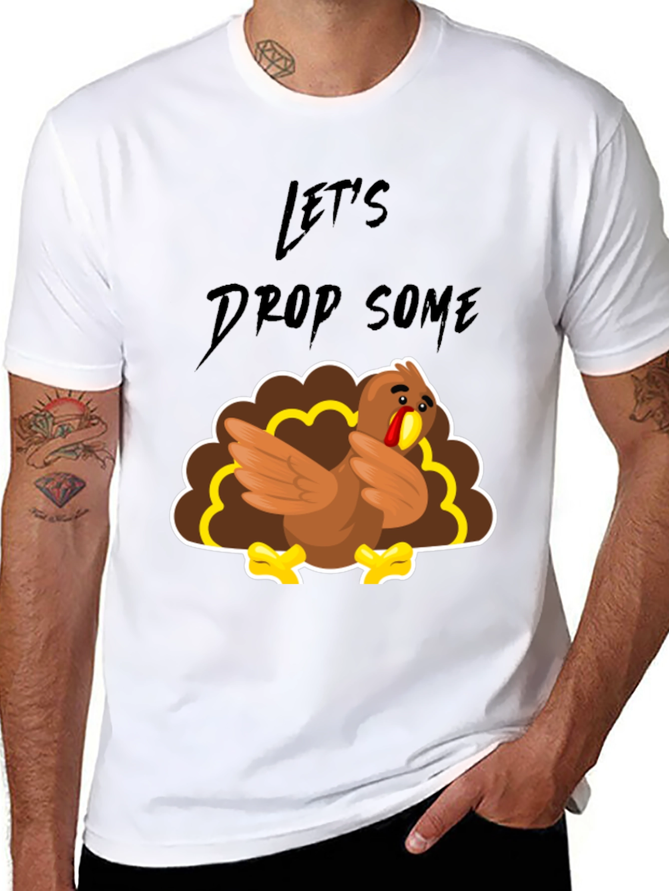 Funny Thanksgiving Turkey Drop T-Shirt