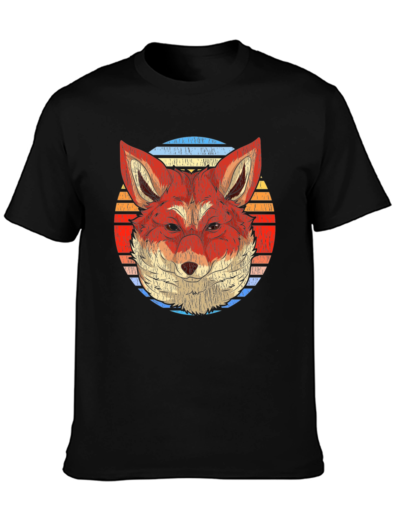 Retro Fox Graphic T-Shirt - Soft Cotton Blend