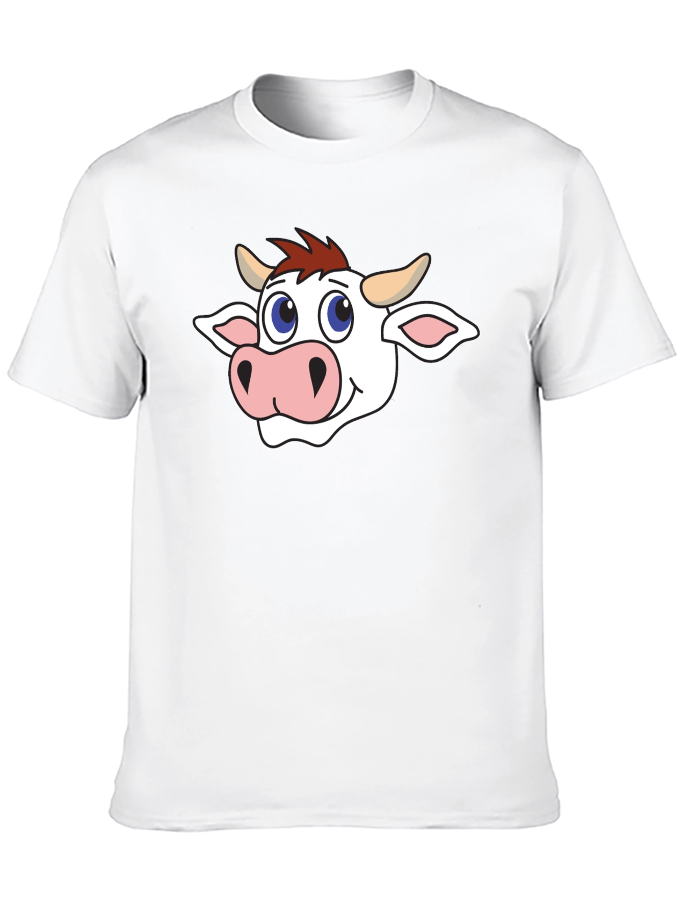 Cow Graphic Black T-Shirt