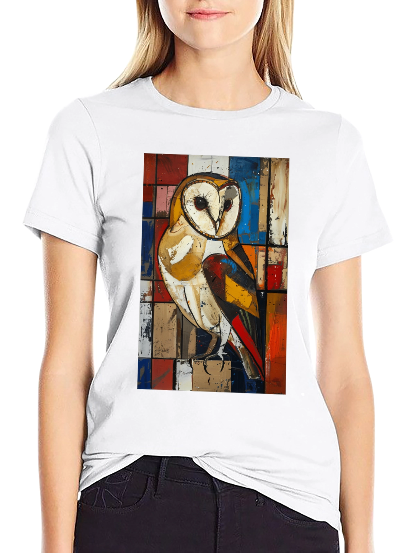 Owl Art T-Shirt - Unique Graphic Tee