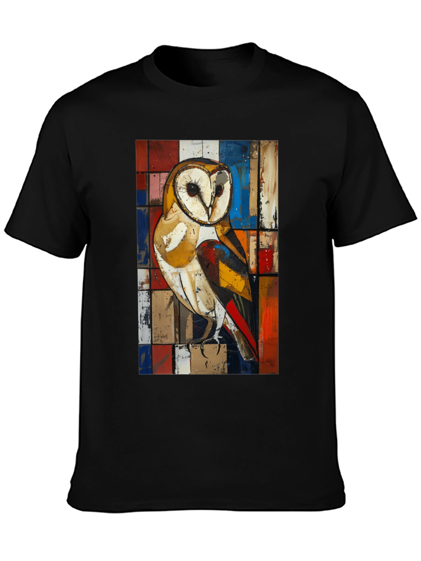 Owl Art T-Shirt - Unique Graphic Tee