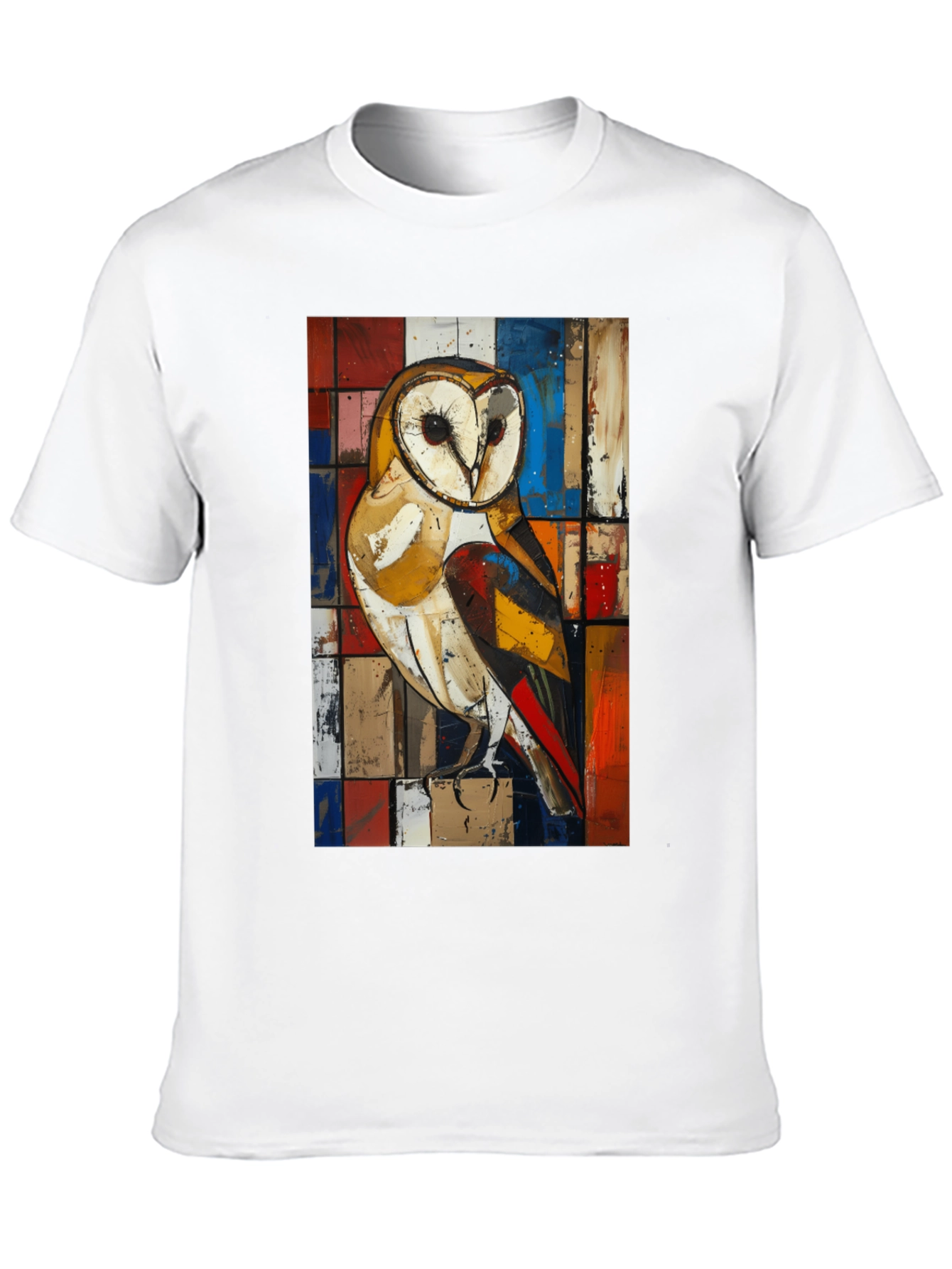 Owl Art T-Shirt - Unique Graphic Tee