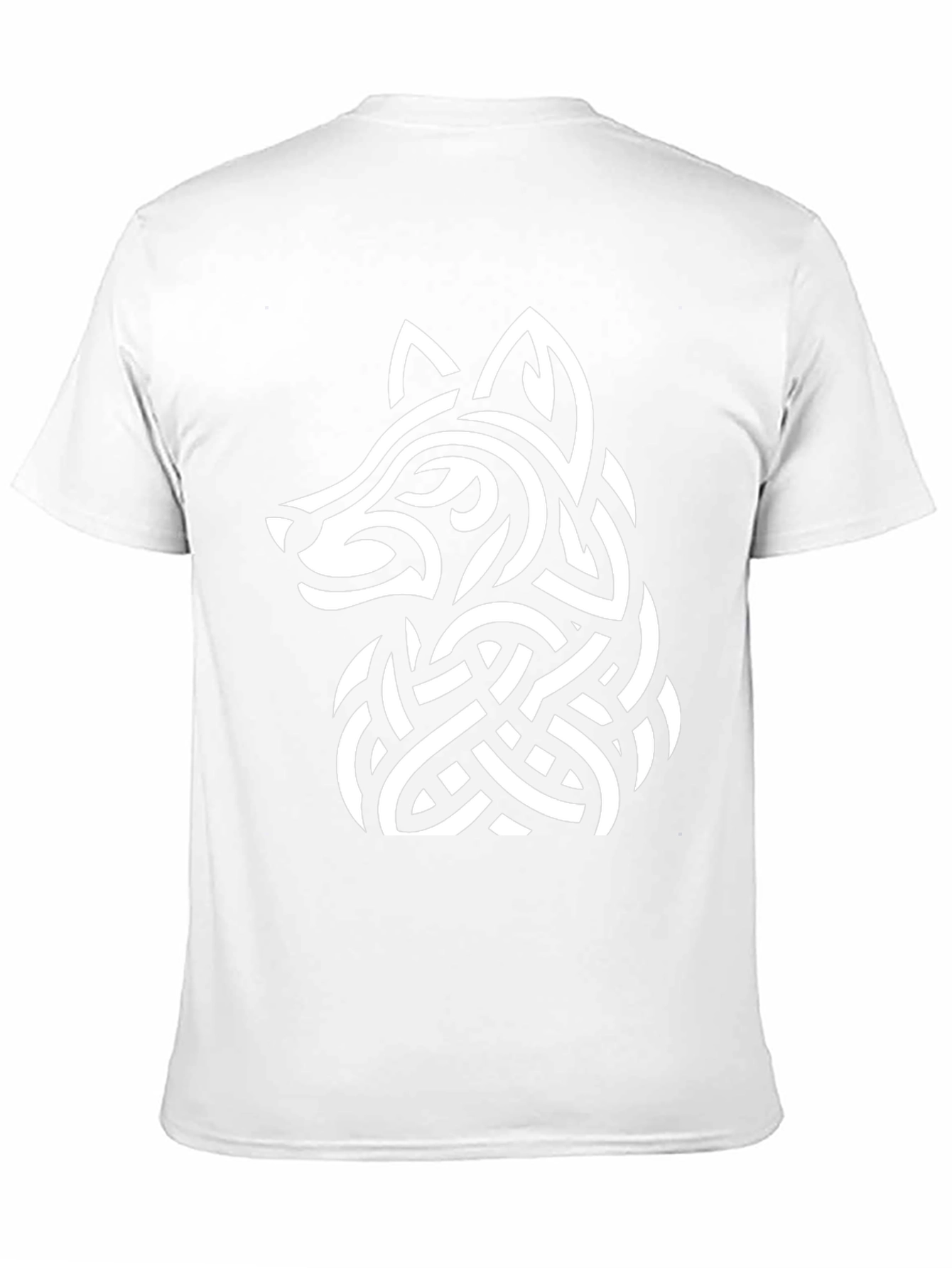 Celtic Knot Wolf T-Shirt - Black