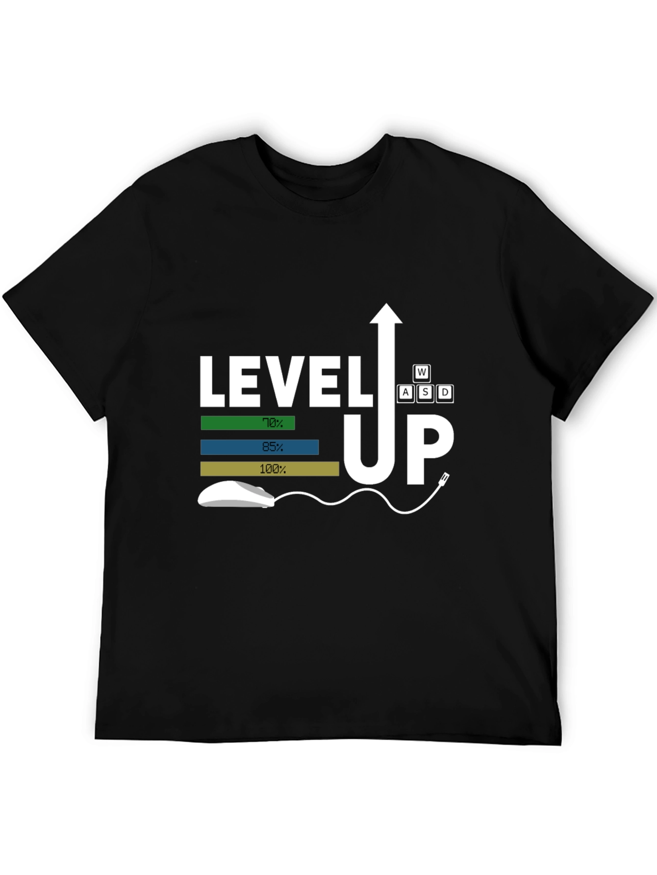 Level Up Gaming T-Shirt - Black