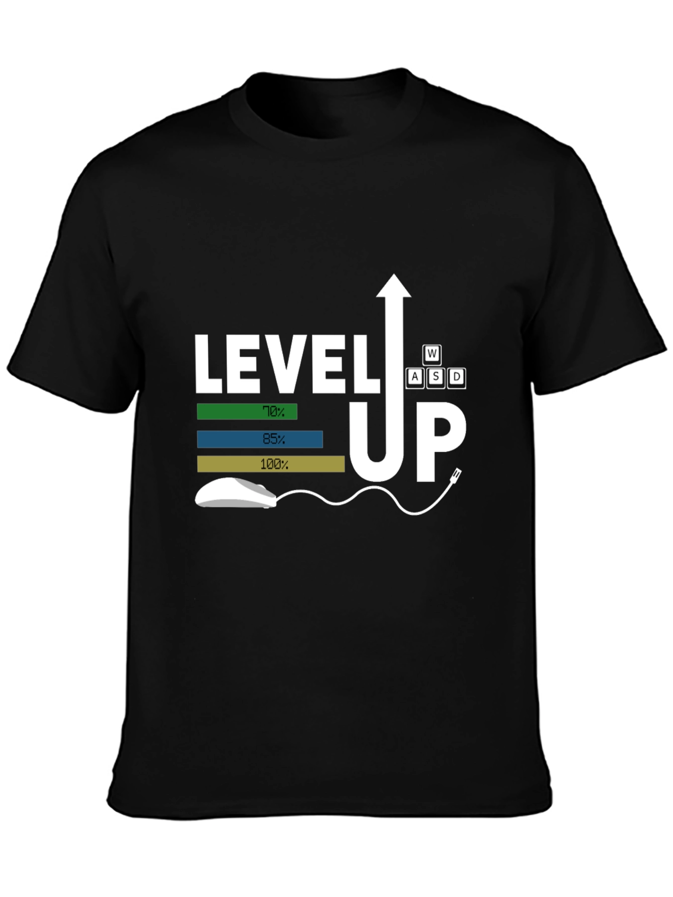 Level Up Gaming T-Shirt - Black