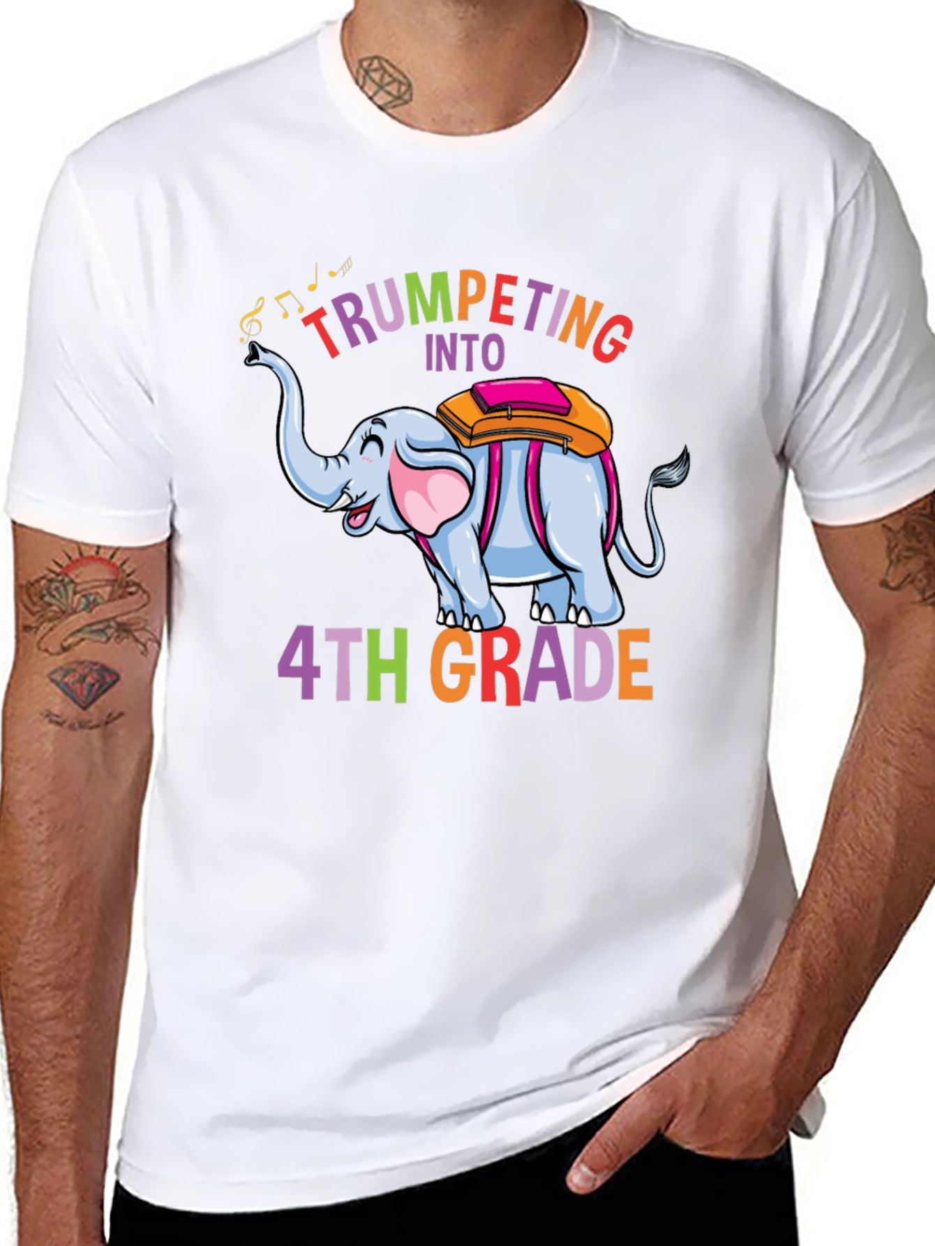 Trumpeting Into 4th Grade T-Shirt