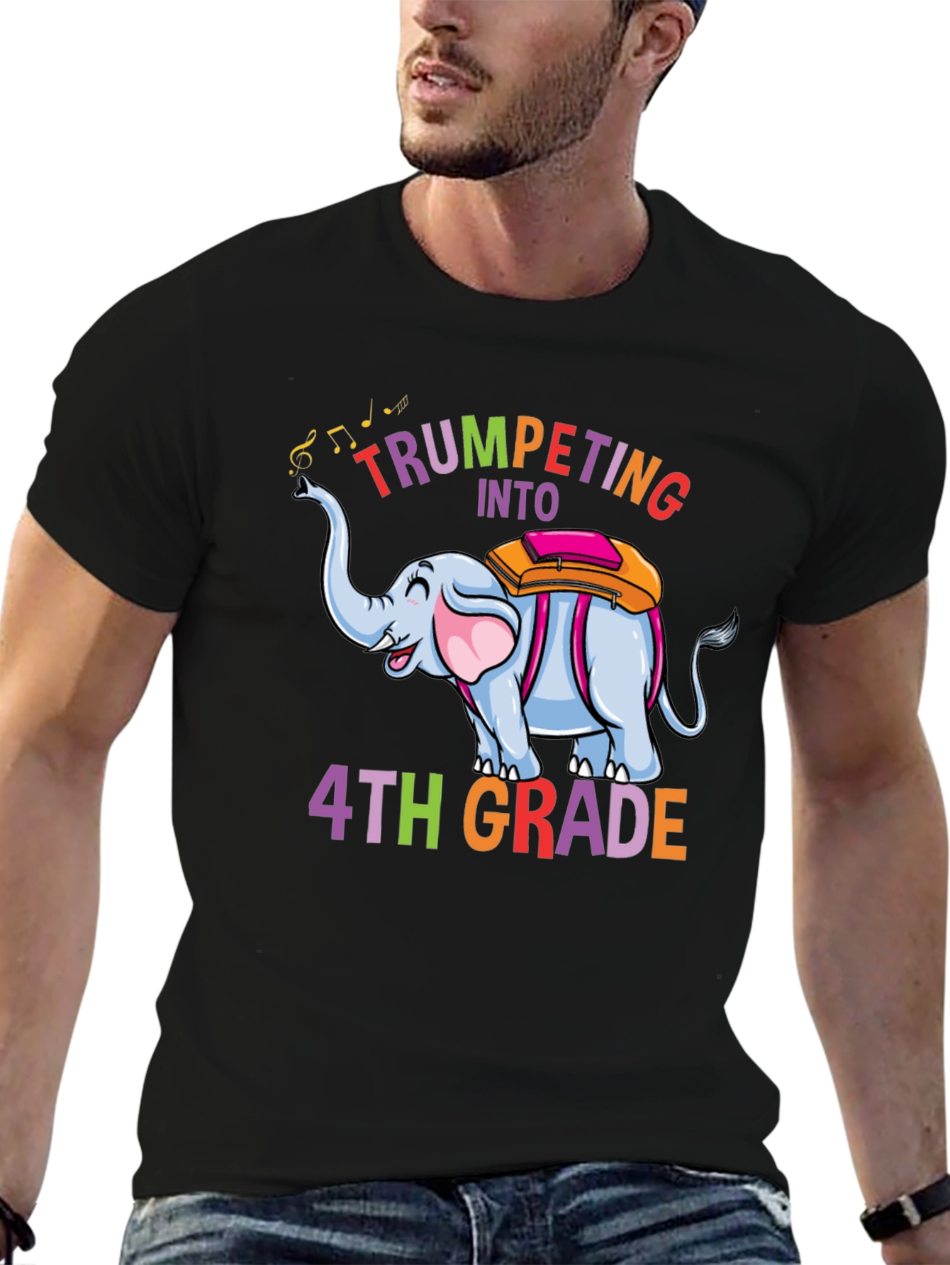 Trumpeting Into 4th Grade T-Shirt