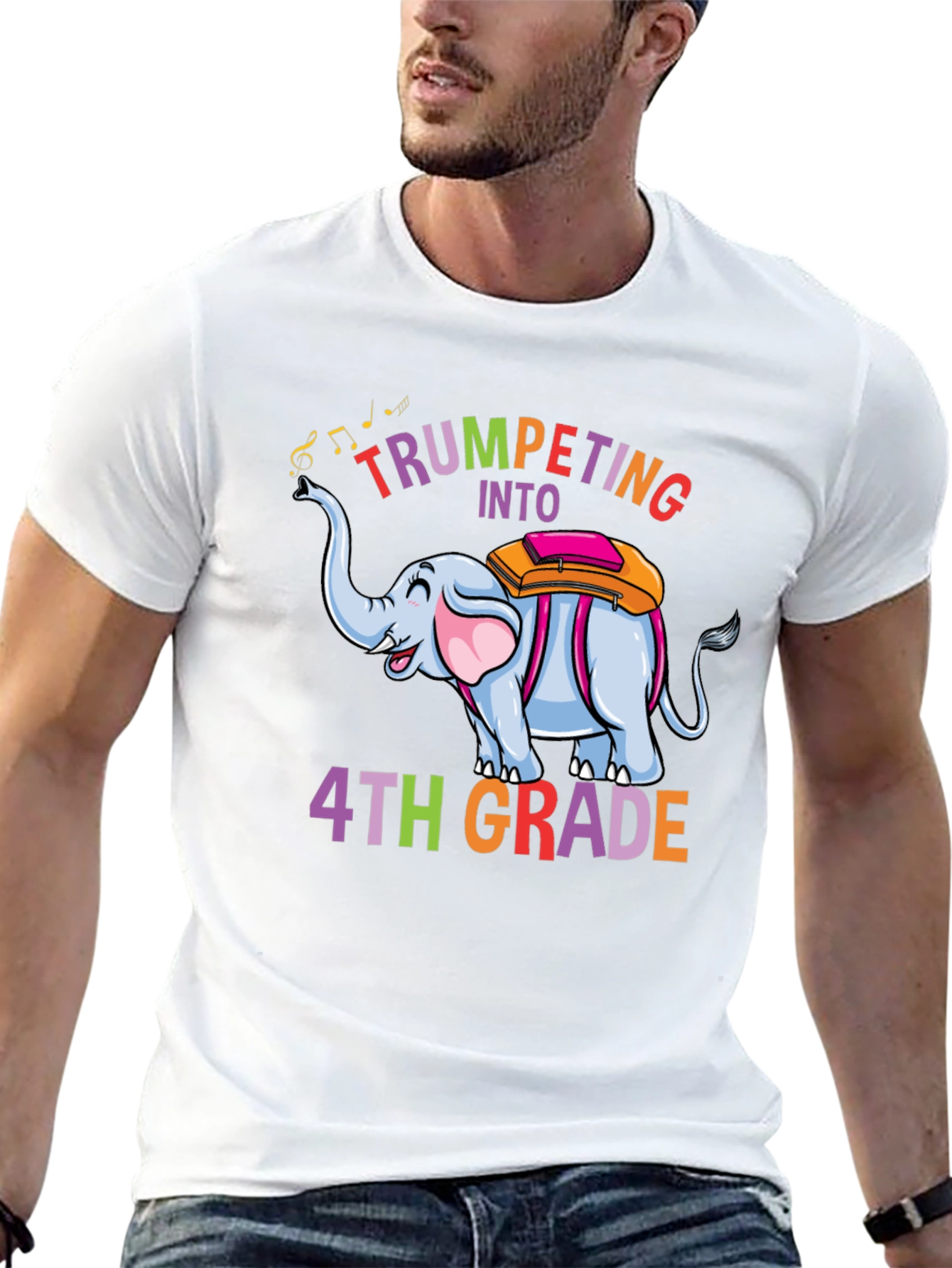 Trumpeting Into 4th Grade T-Shirt