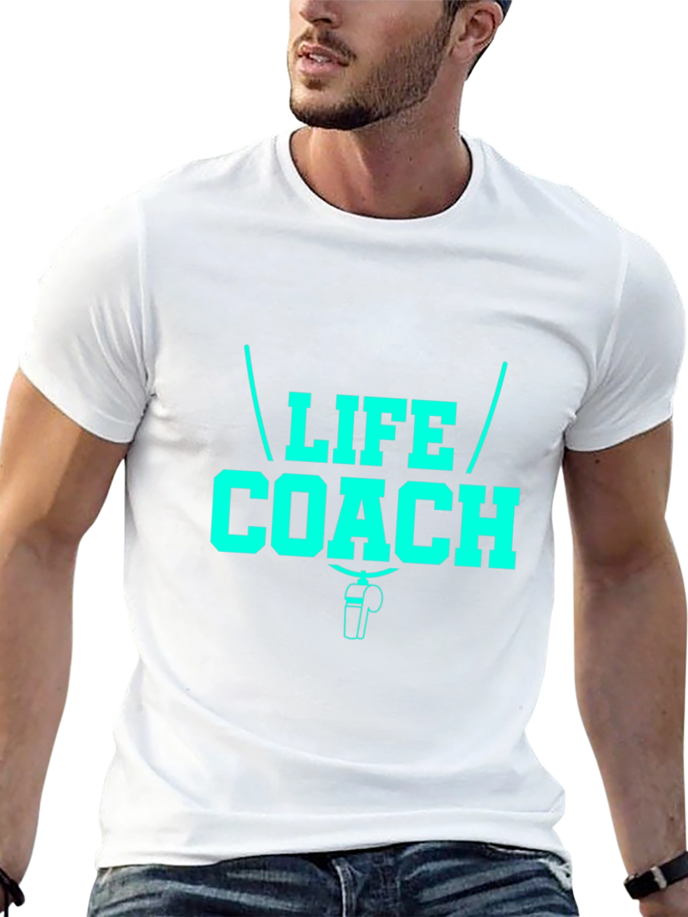 Life Coach T-Shirt - Motivational Design Comfortable Fit