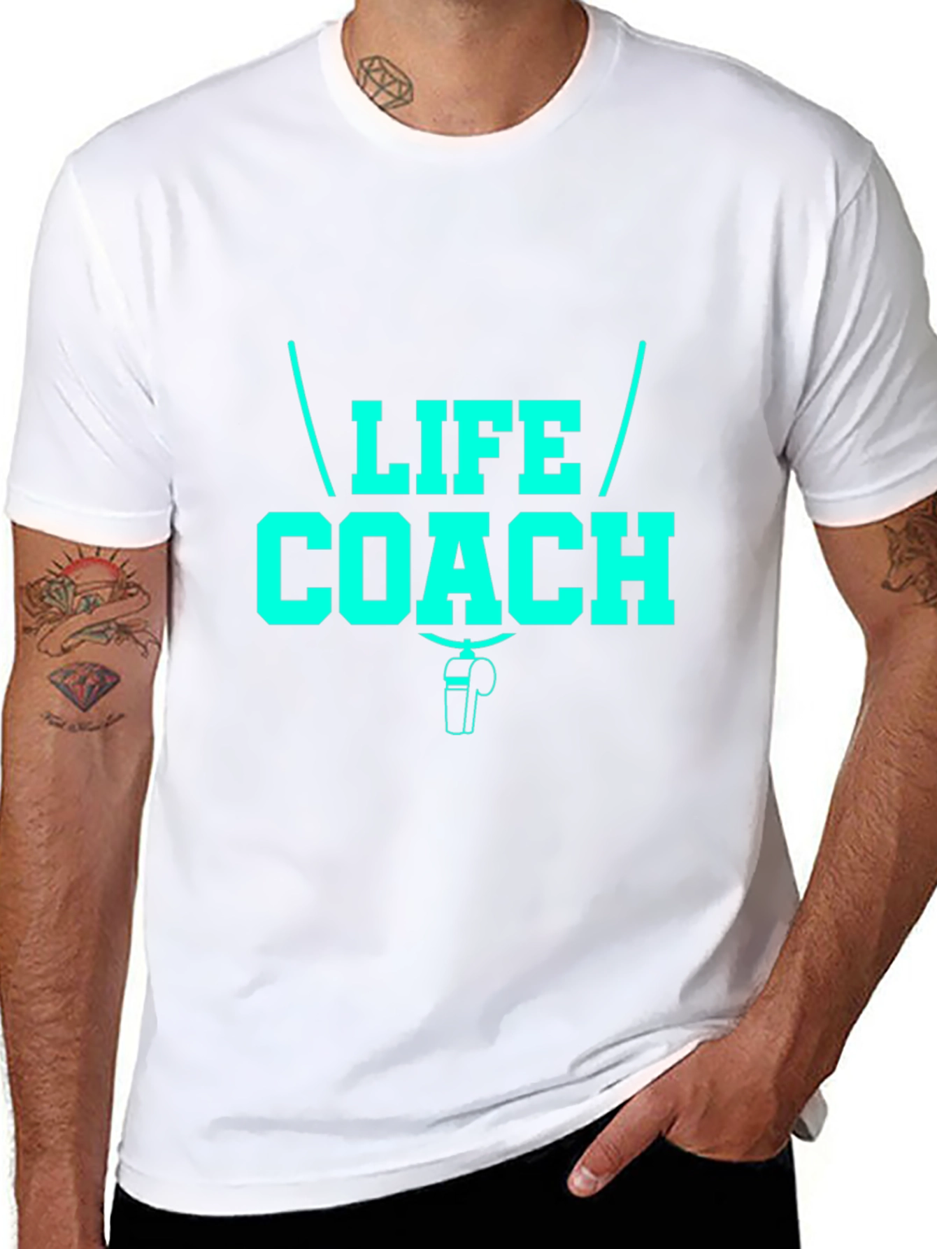 Life Coach T-Shirt - Motivational Design Comfortable Fit