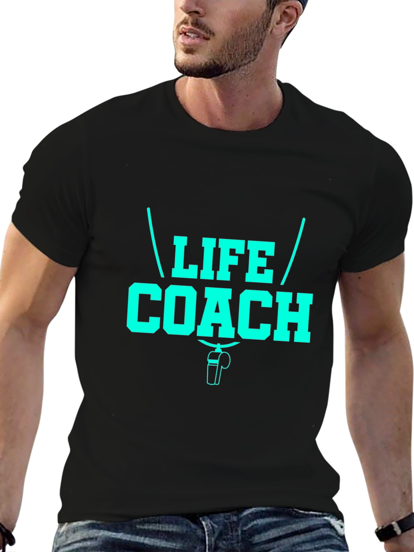 Life Coach T-Shirt - Motivational Design Comfortable Fit