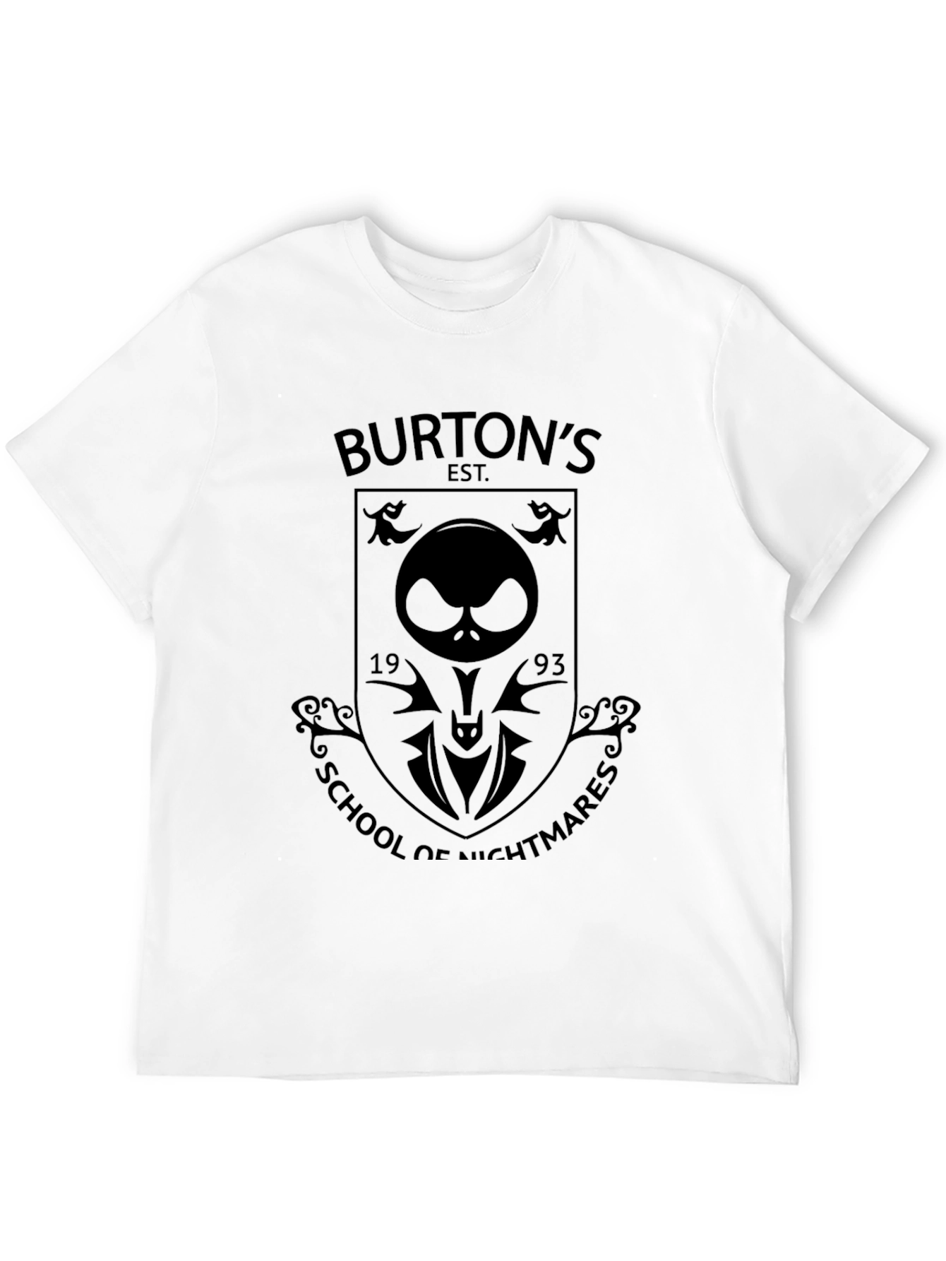 Burtons School of Nightmares Black T-Shirt
