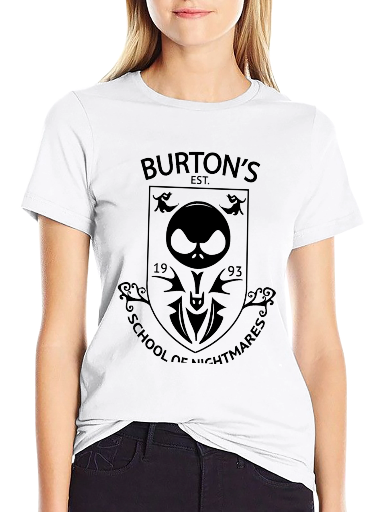 Burtons School of Nightmares Black T-Shirt