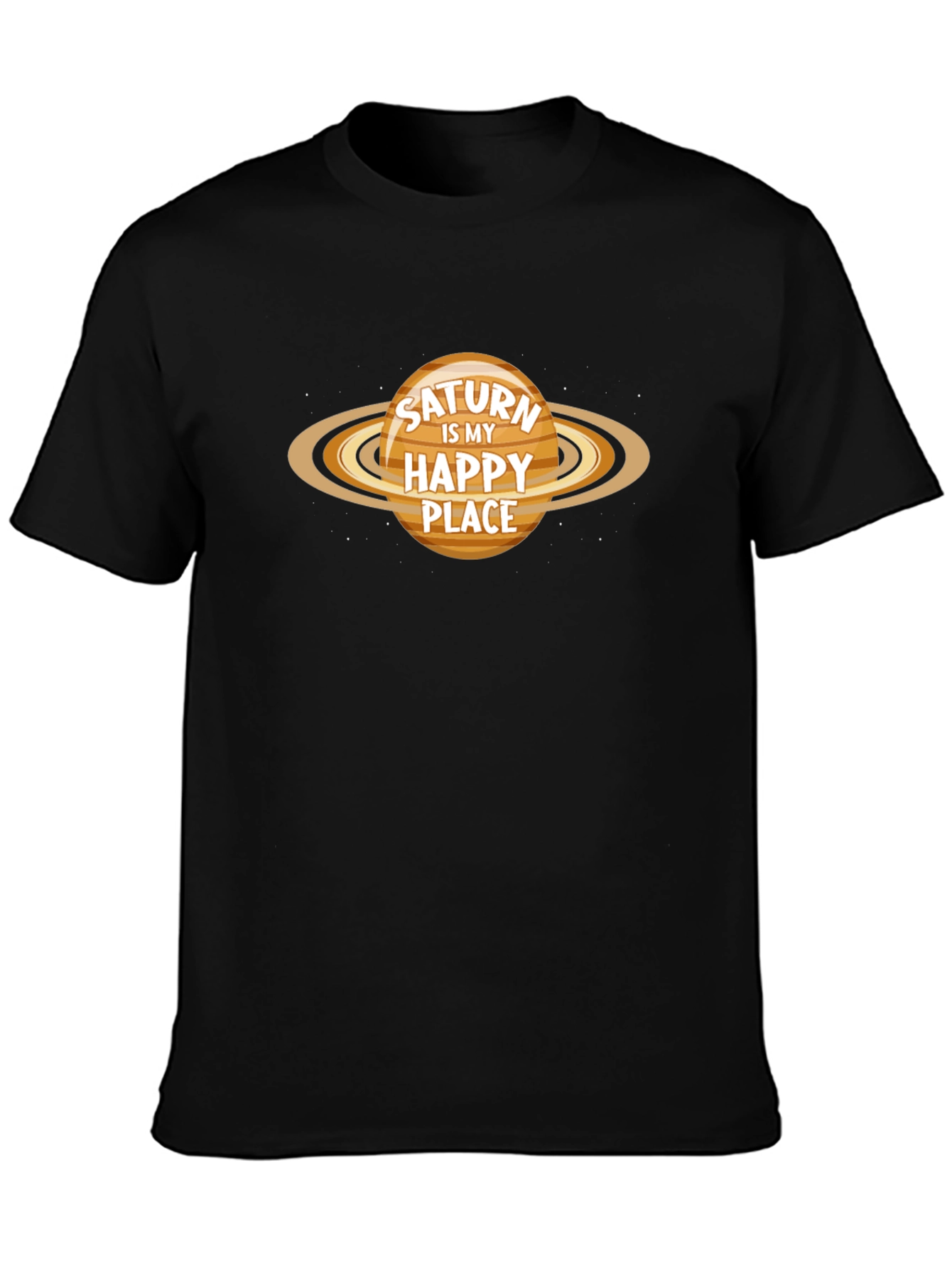 Saturn Is My Happy Place Graphic T-Shirt