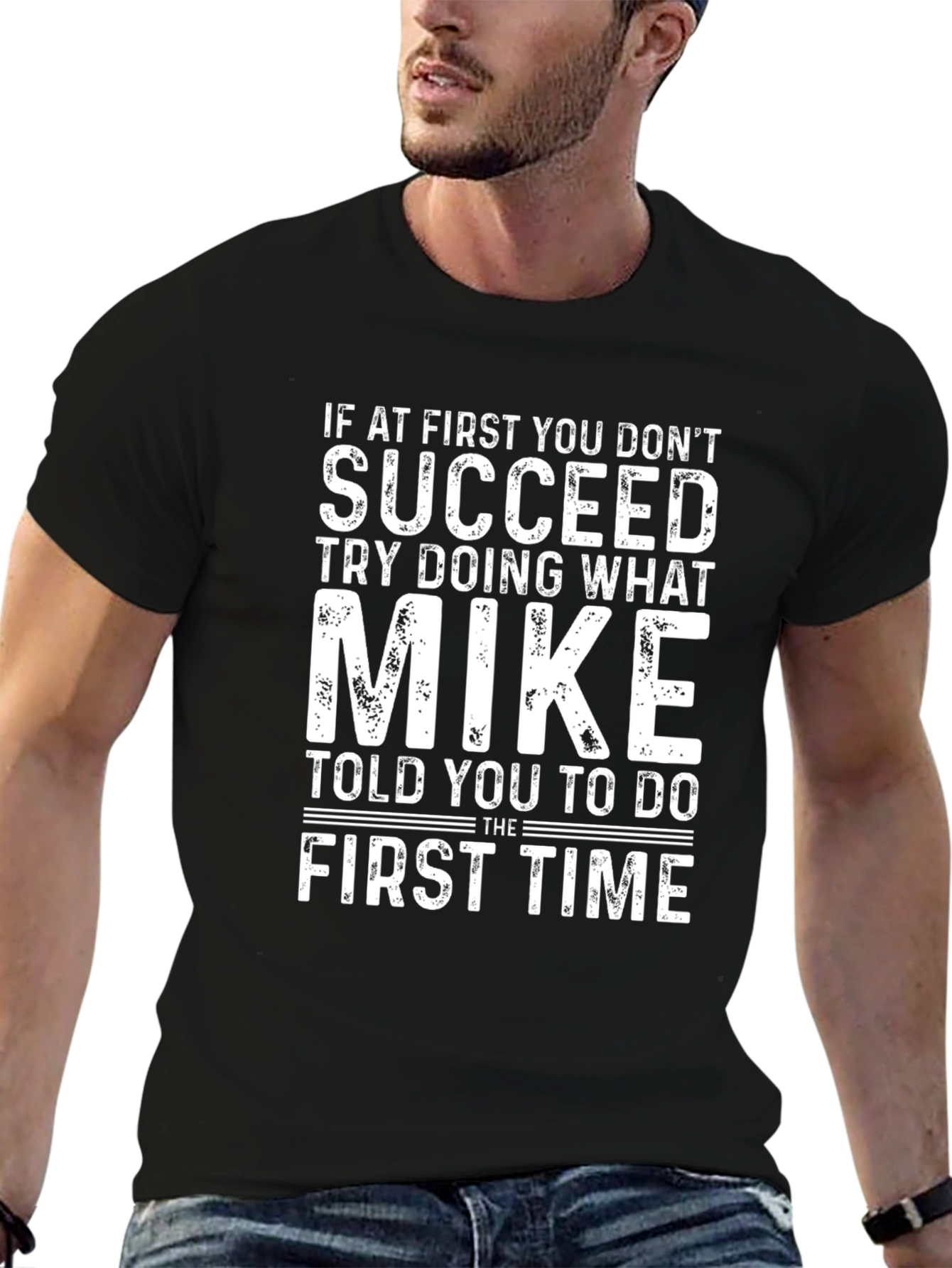 Funny Mike T-Shirt - First Time Advice