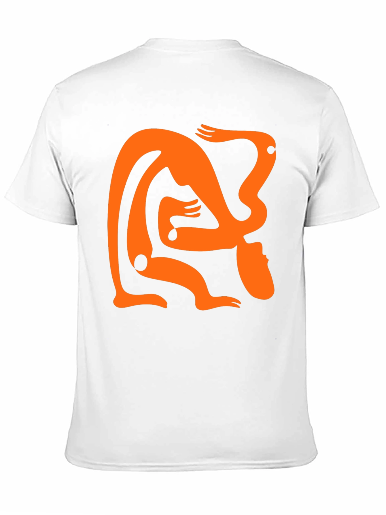 Abstract Figure Black Graphic Tee