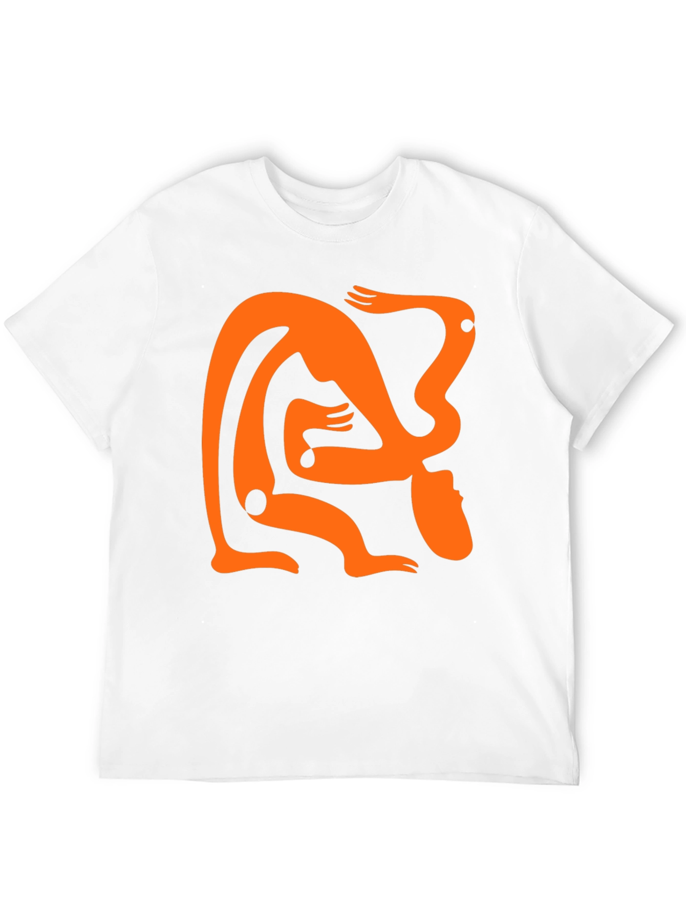 Abstract Figure Black Graphic Tee