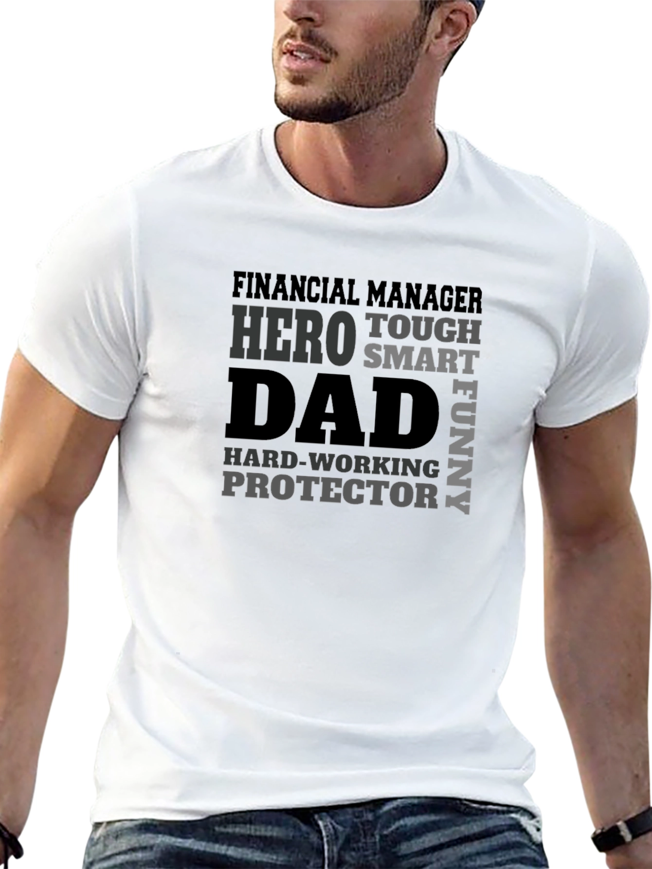 Dad Hero Graphic Tee - Financial Manager T-Shirt