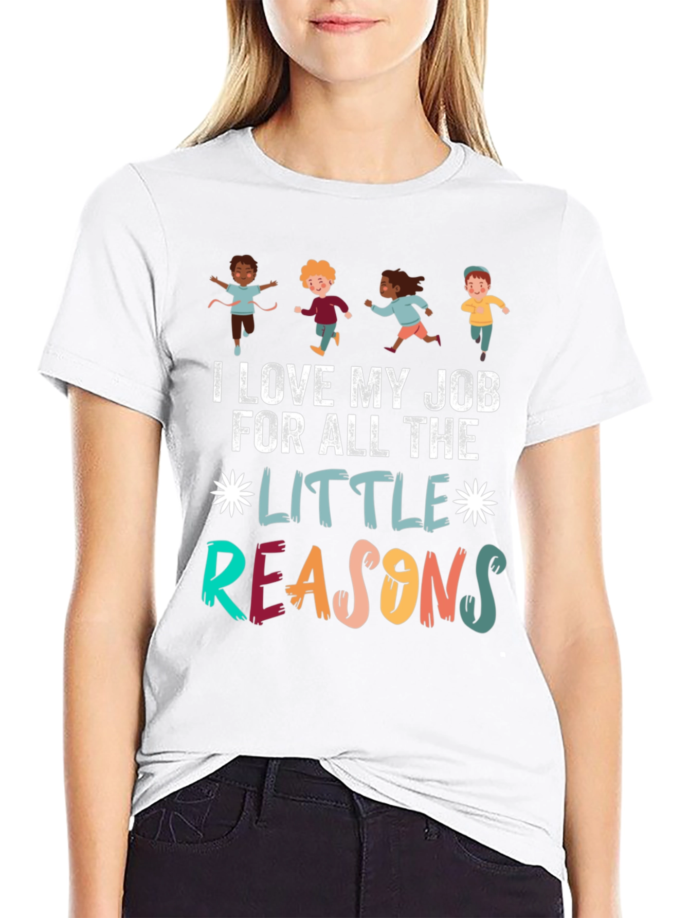 I Love My Job Teacher Graphic T-Shirt