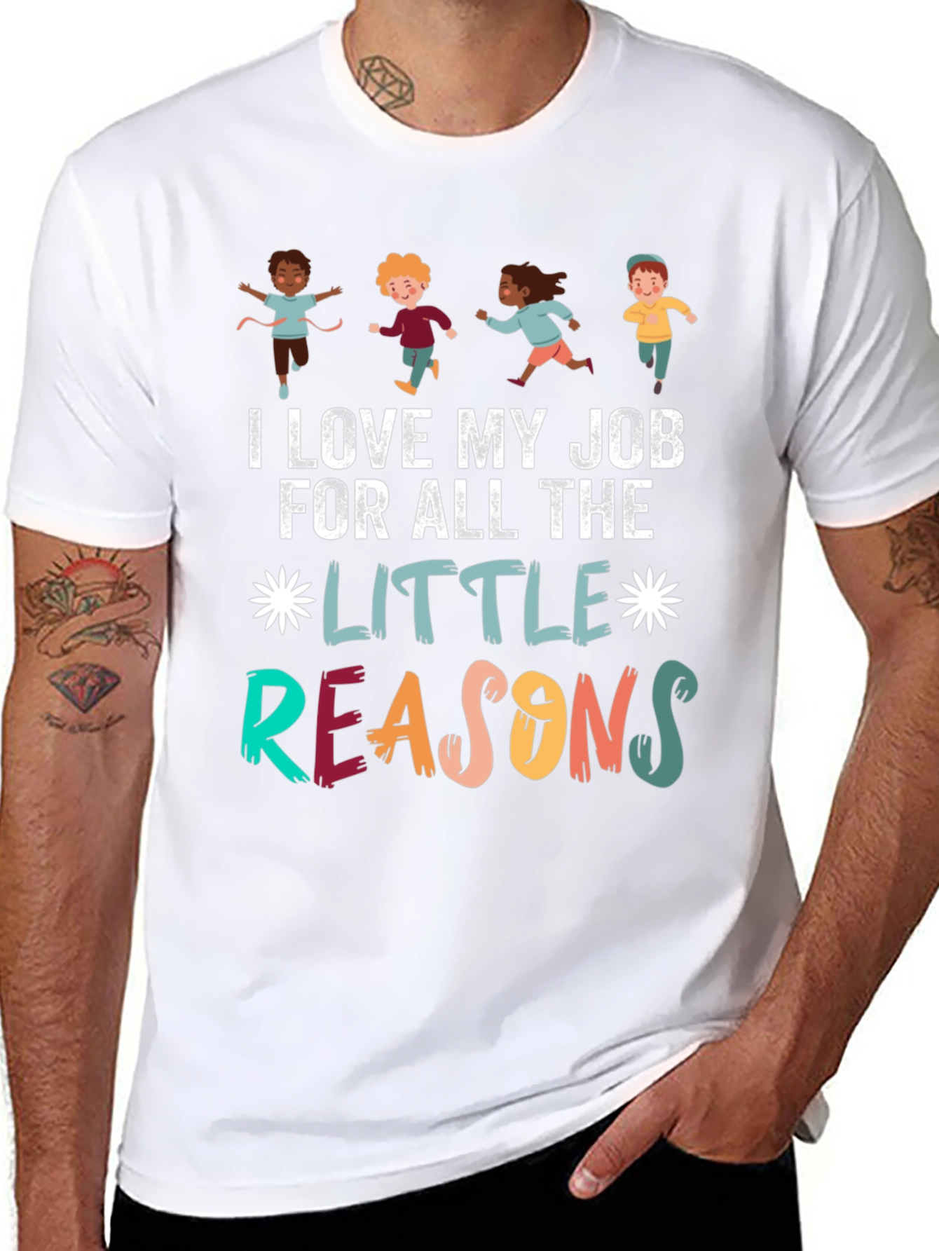 I Love My Job Teacher Graphic T-Shirt