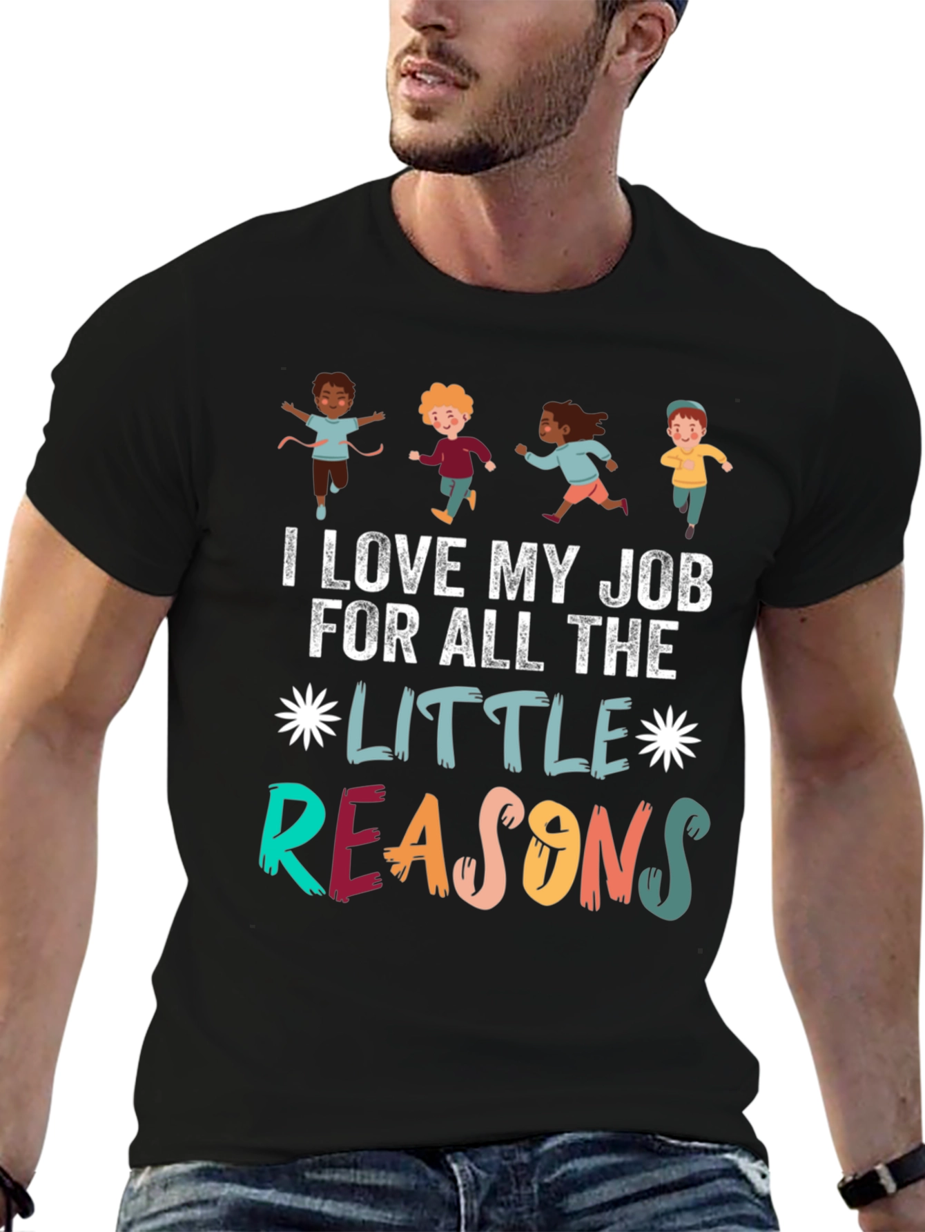 I Love My Job Teacher Graphic T-Shirt