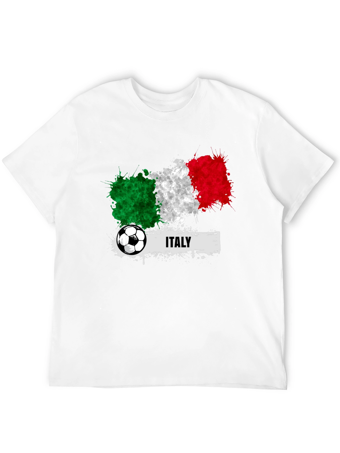 Italy Soccer T-Shirt - Italian Flag Football Tee