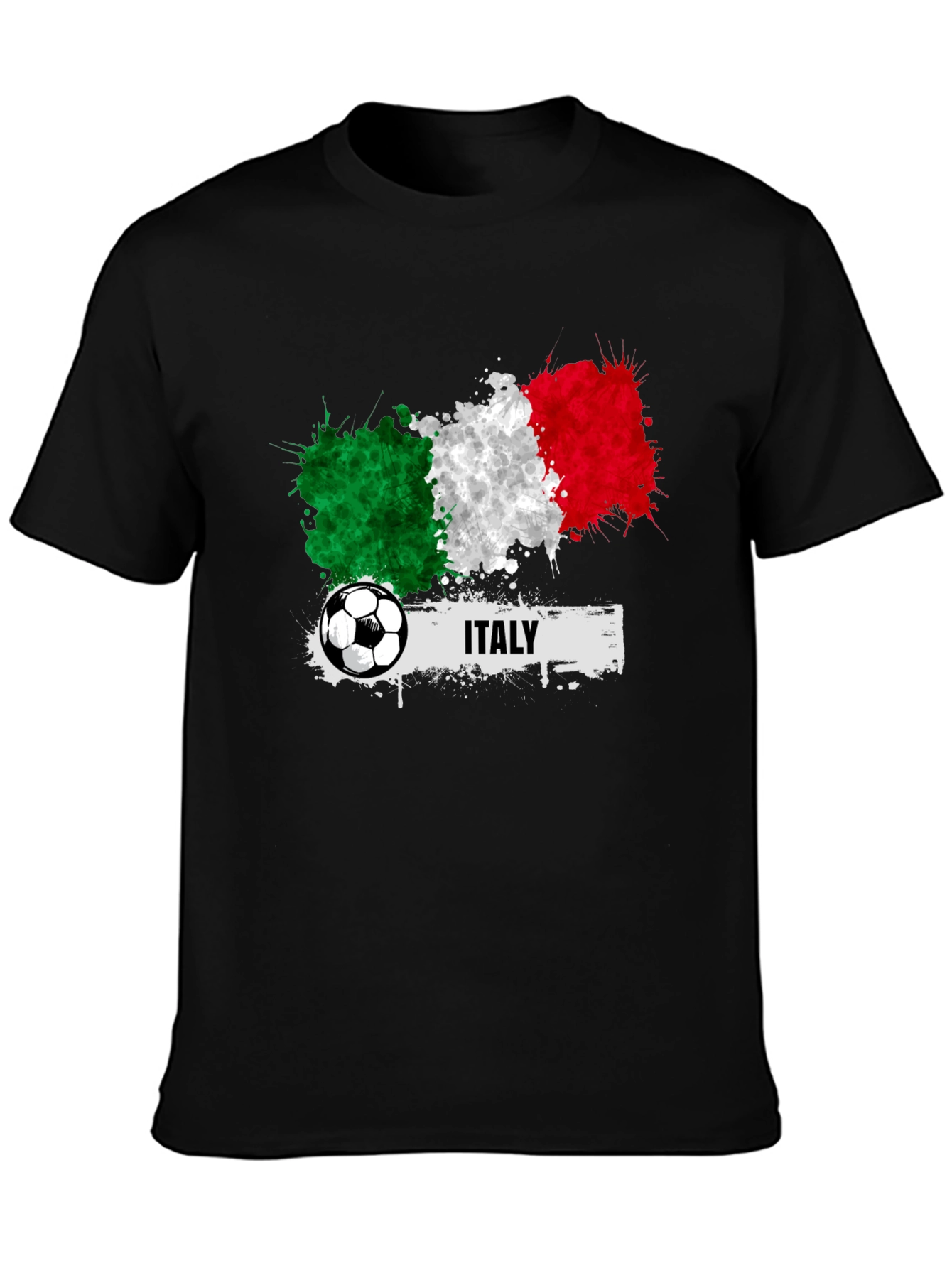 Italy Soccer T-Shirt - Italian Flag Football Tee