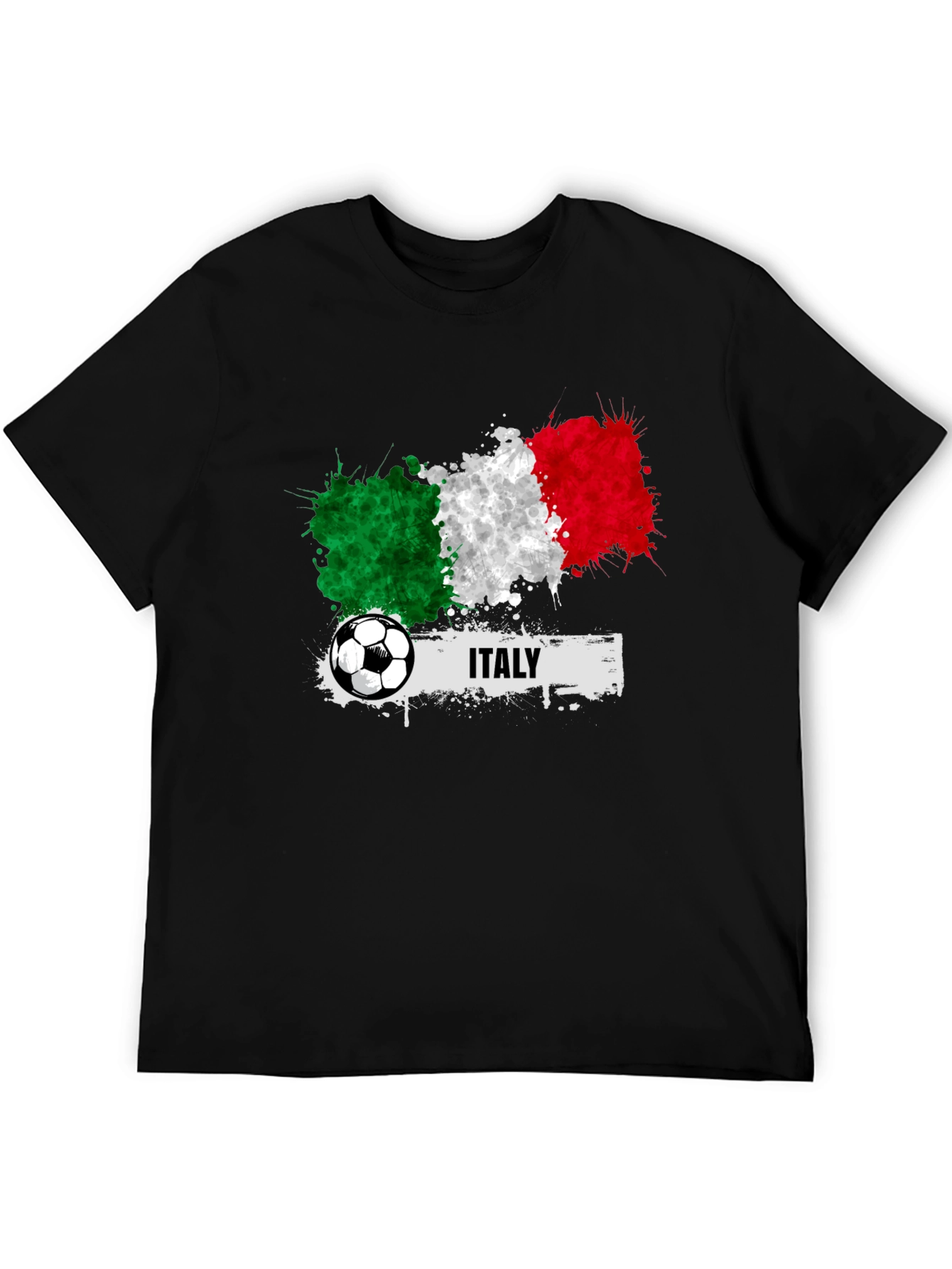 Italy Soccer T-Shirt - Italian Flag Football Tee