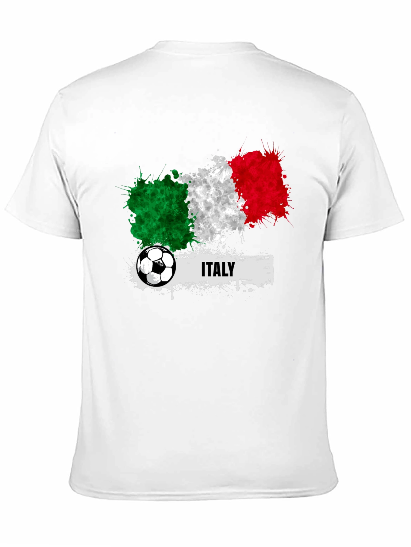 Italy Soccer T-Shirt - Italian Flag Football Tee