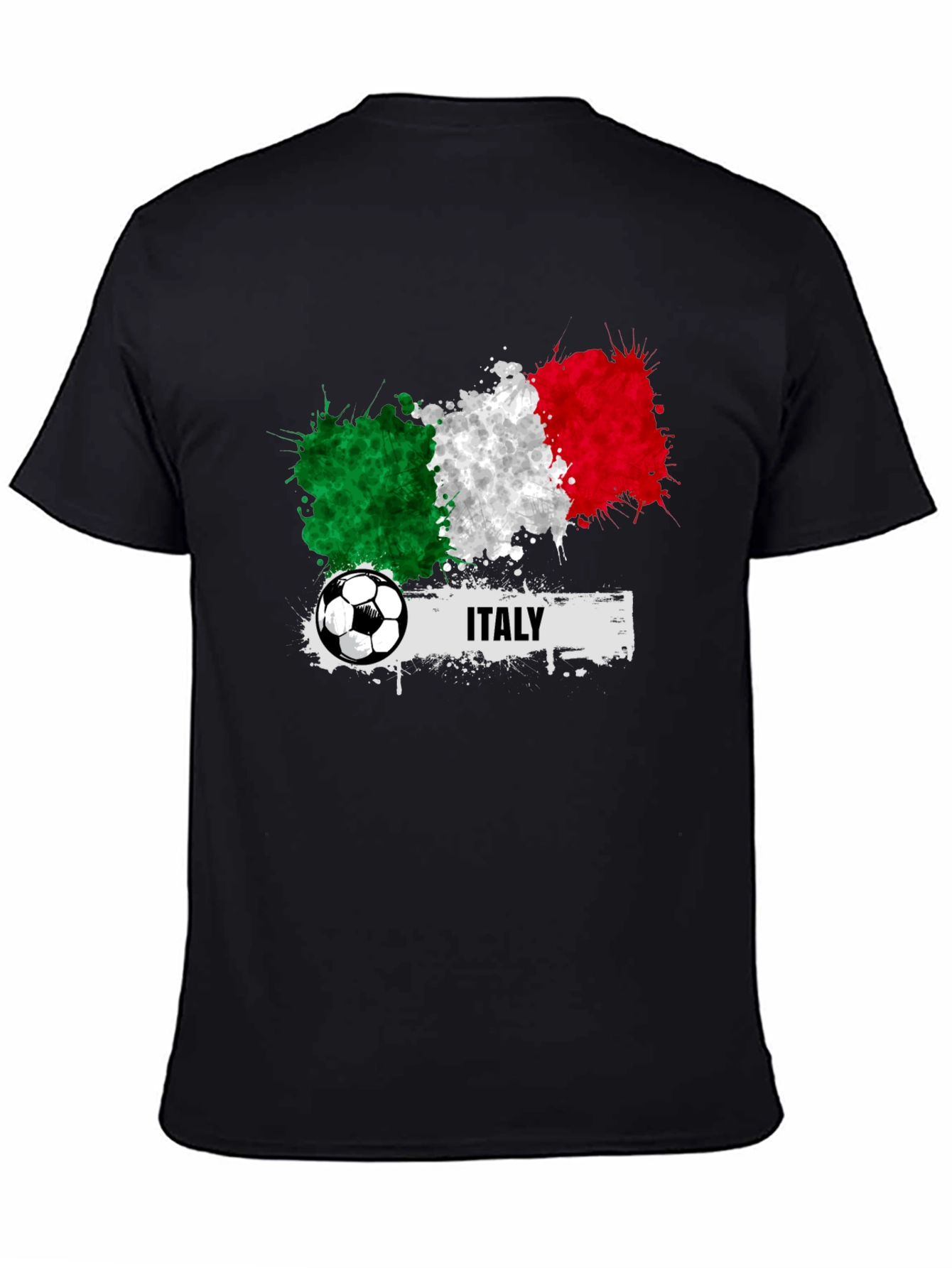 Italy Soccer T-Shirt - Italian Flag Football Tee