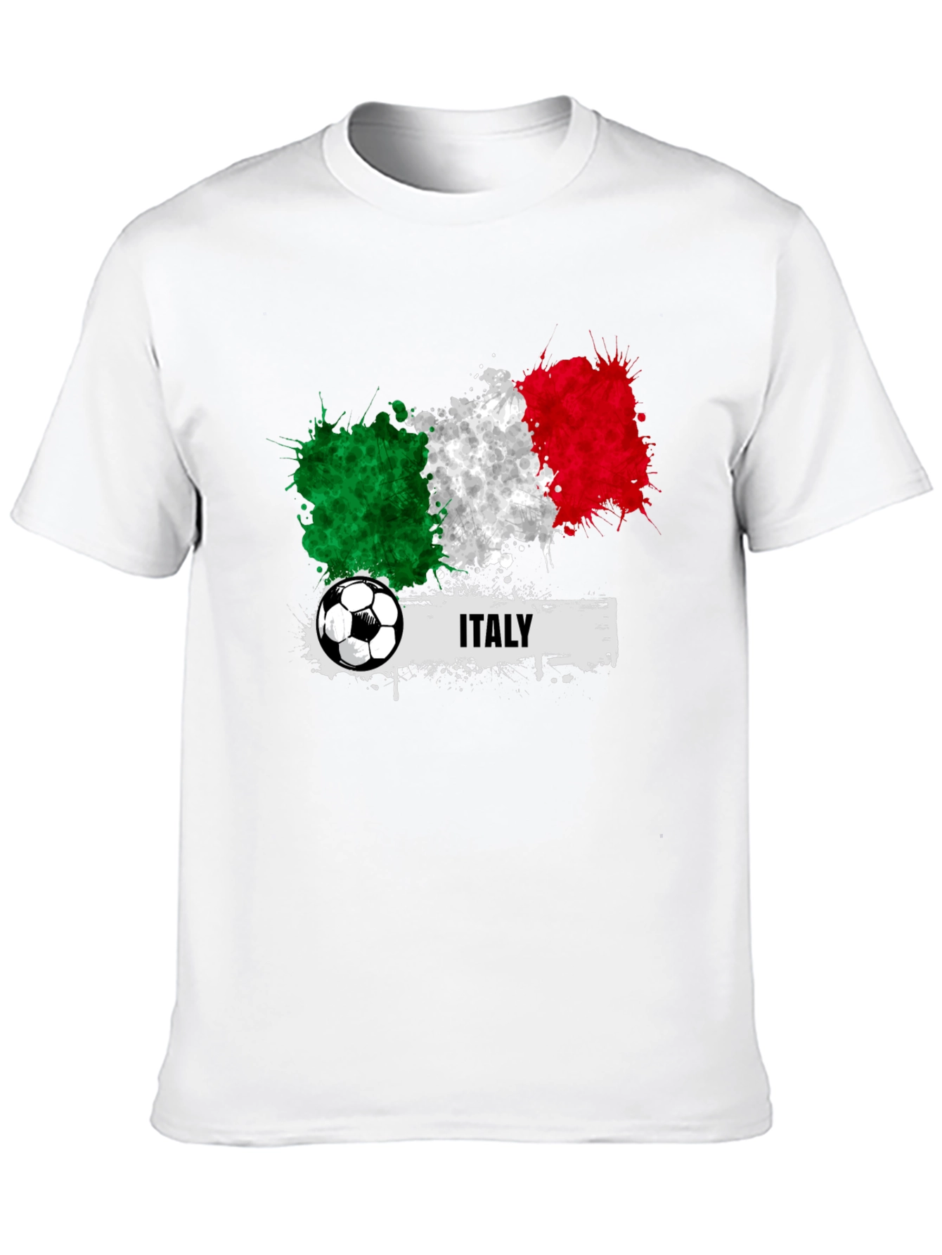 Italy Soccer T-Shirt - Italian Flag Football Tee