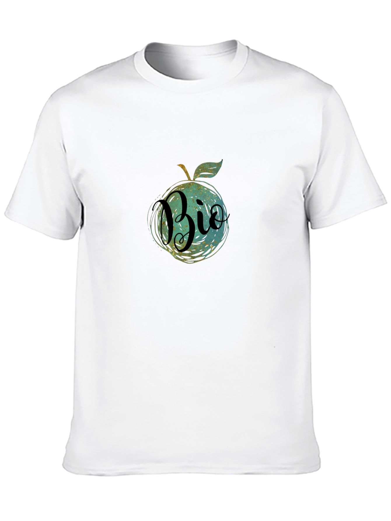 Bio Apple Graphic Tee - Sustainable Style