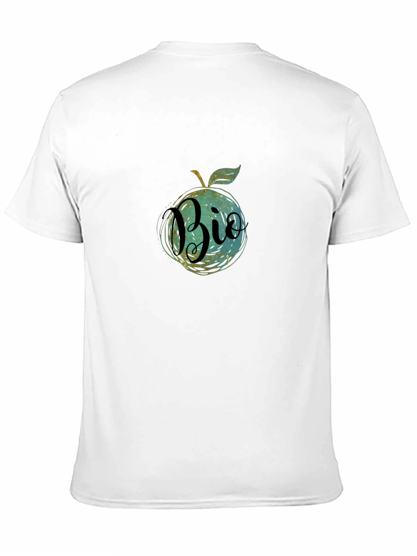 Bio Apple Graphic Tee - Sustainable Style