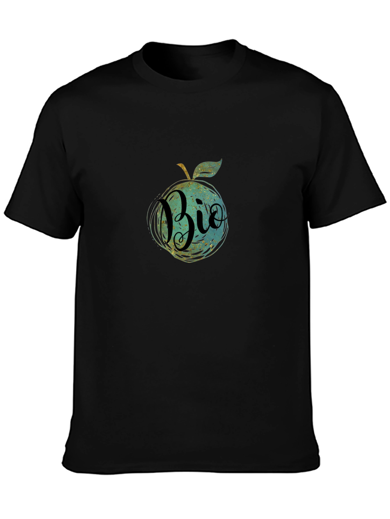 Bio Apple Graphic Tee - Sustainable Style